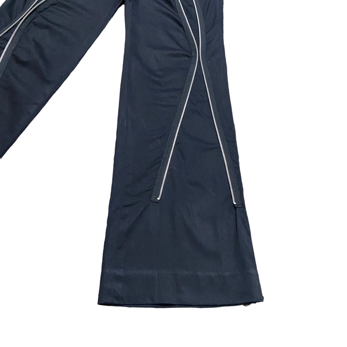 Japanese Brand ATELIER BOZ Long Zipper Gothic Flare Trouser Size 29" - 9 Thumbnail