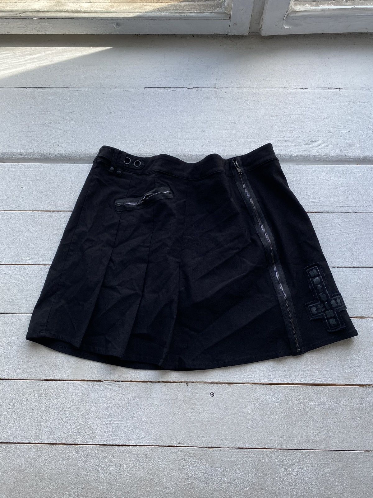 Japanese Brand × Killstar 🔥Gothic Punk Opium Killstar Skirt Women 39Us Sz Y2k Goth Emo Size 39" - 1 Thumbnail