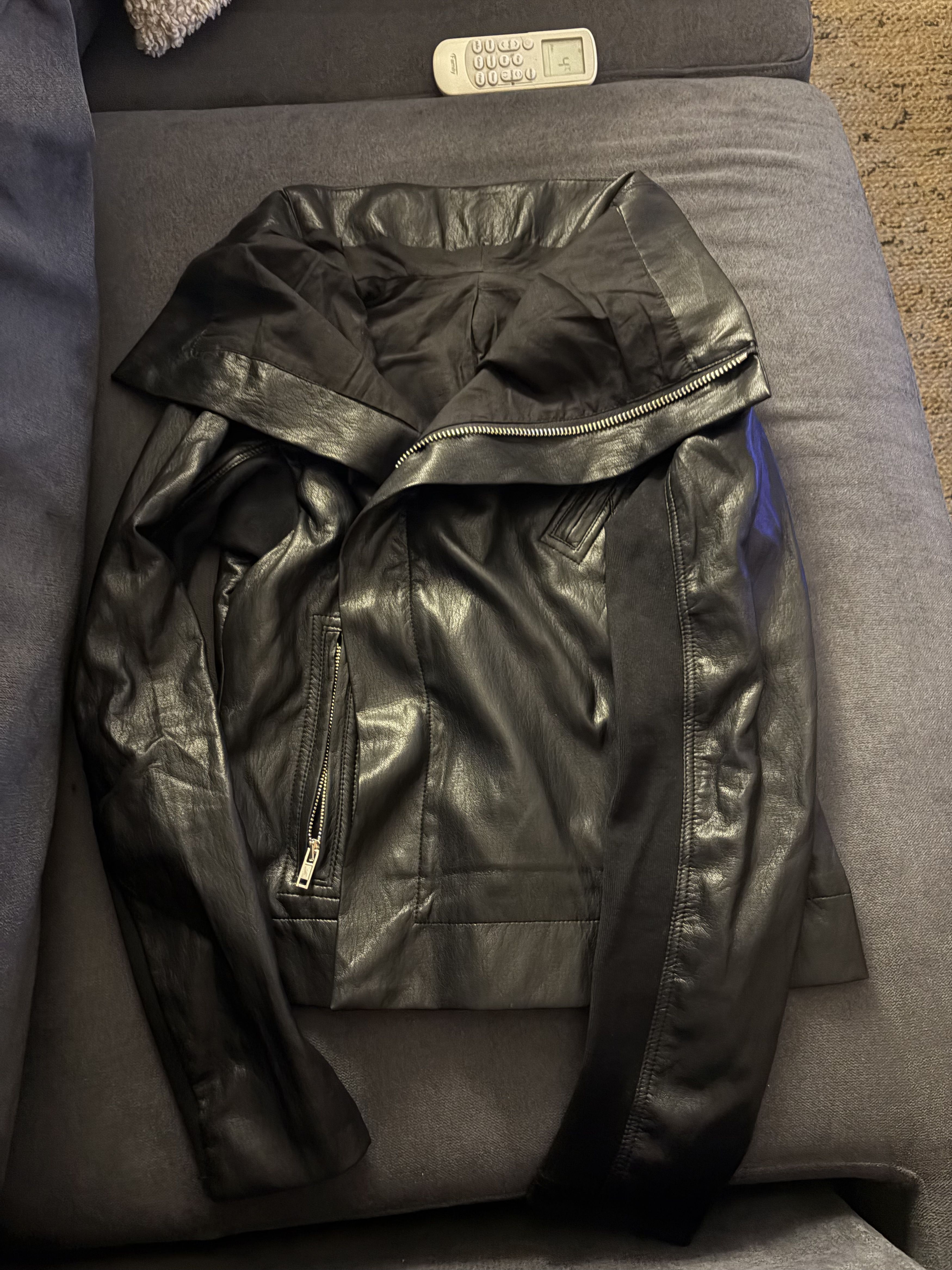 Japanese Brand avant garde leather jacket Size US XS / EU 42 / 0 - 3 Thumbnail