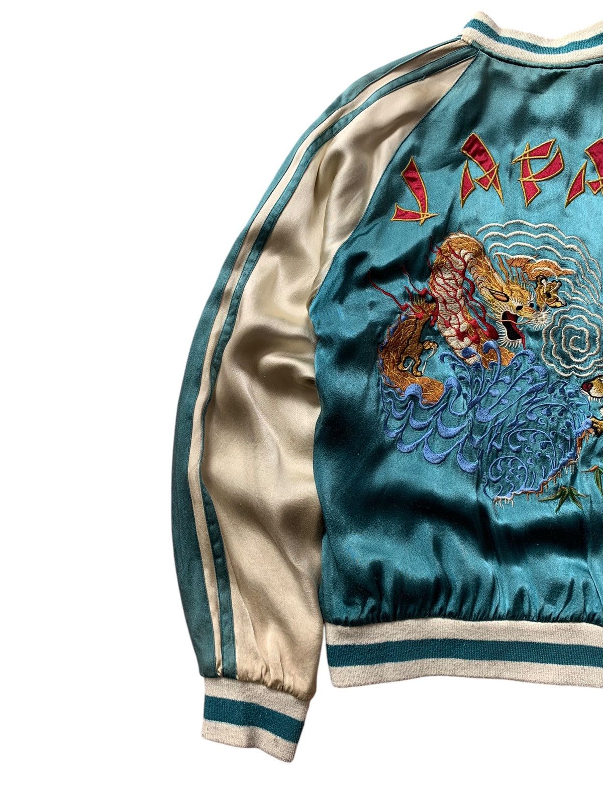 Avirex 🔥VTG AVIREX RAYON SUKAJAN JACKETS REVERSIBLE Size US M / EU 48-50 / 2 - 8 Thumbnail