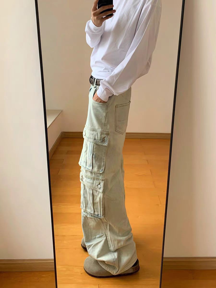 Japanese Brand × Jean Vintage multi-pocket baggy work casual jeans Size US 30 / EU 46 - 2 Thumbnail