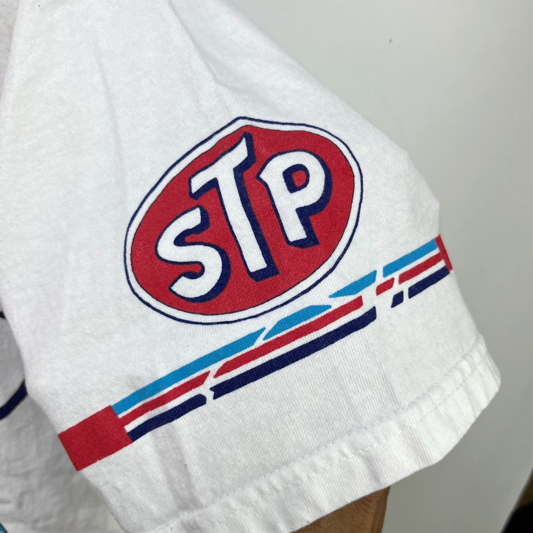 NASCAR VINTAGE NASCAR T Shirt Men M White 90s Bobby Hamilton Made In USA T-Shirt Size US M / EU 48-50 / 2 - 6 Thumbnail