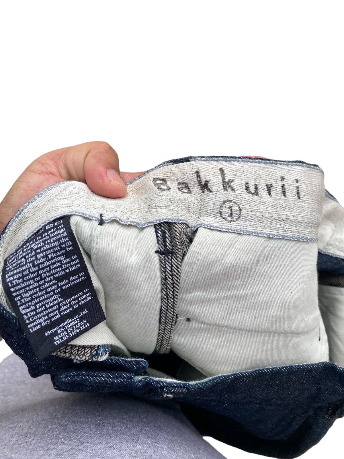 45rpm 45rpm Bakkurii Hem Button Cropped Pants Size US 29 - 5 Thumbnail