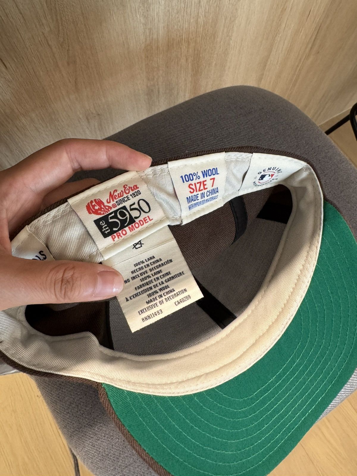 Essentials New Era Essentials x Fear of God 59Fifty brown baseball hat Size ONE SIZE - 3 Thumbnail
