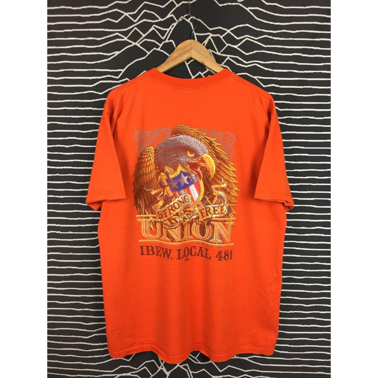 Other IBEW Local 481 Indianapolis Labor Union Strong & Free Tee Size US XL / EU 56 / 4 - 1 Thumbnail