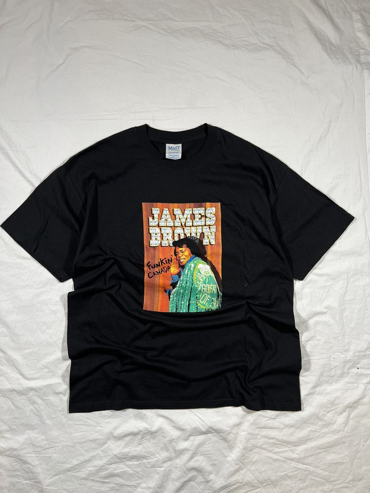 Band Tees Vintage James Brown Funkin Canada Tour T Shirt Size US XL / EU 56 / 4 - 1 Thumbnail