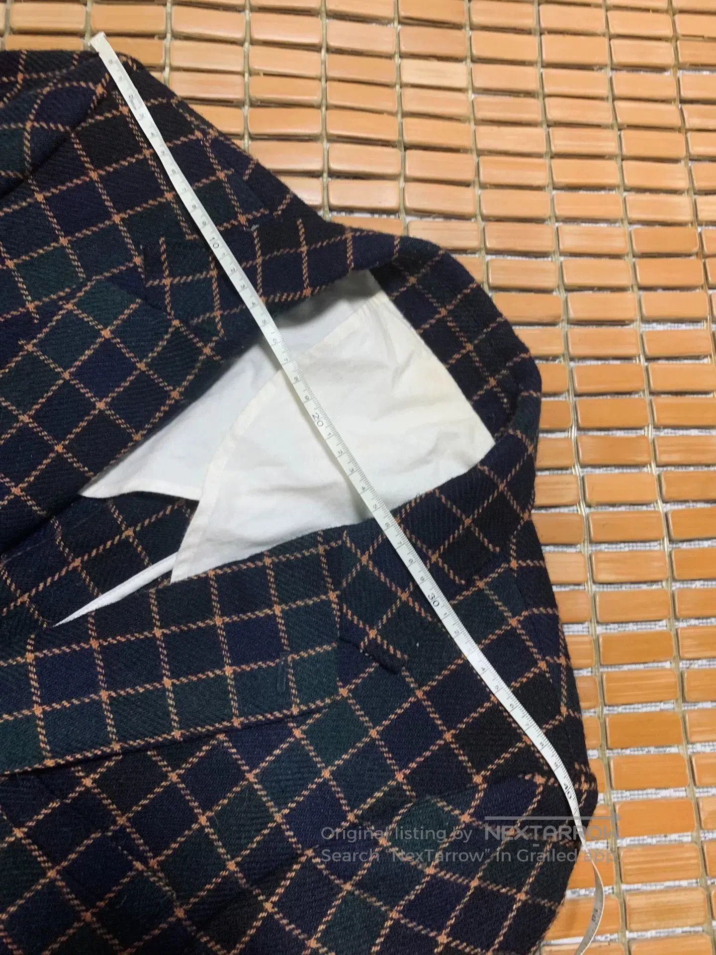 Maison MIHARA YASUHIRO Miharayasuhiro Plaid Wool Blend Blazer. Size US M / EU 48-50 / 2 - 8 Thumbnail