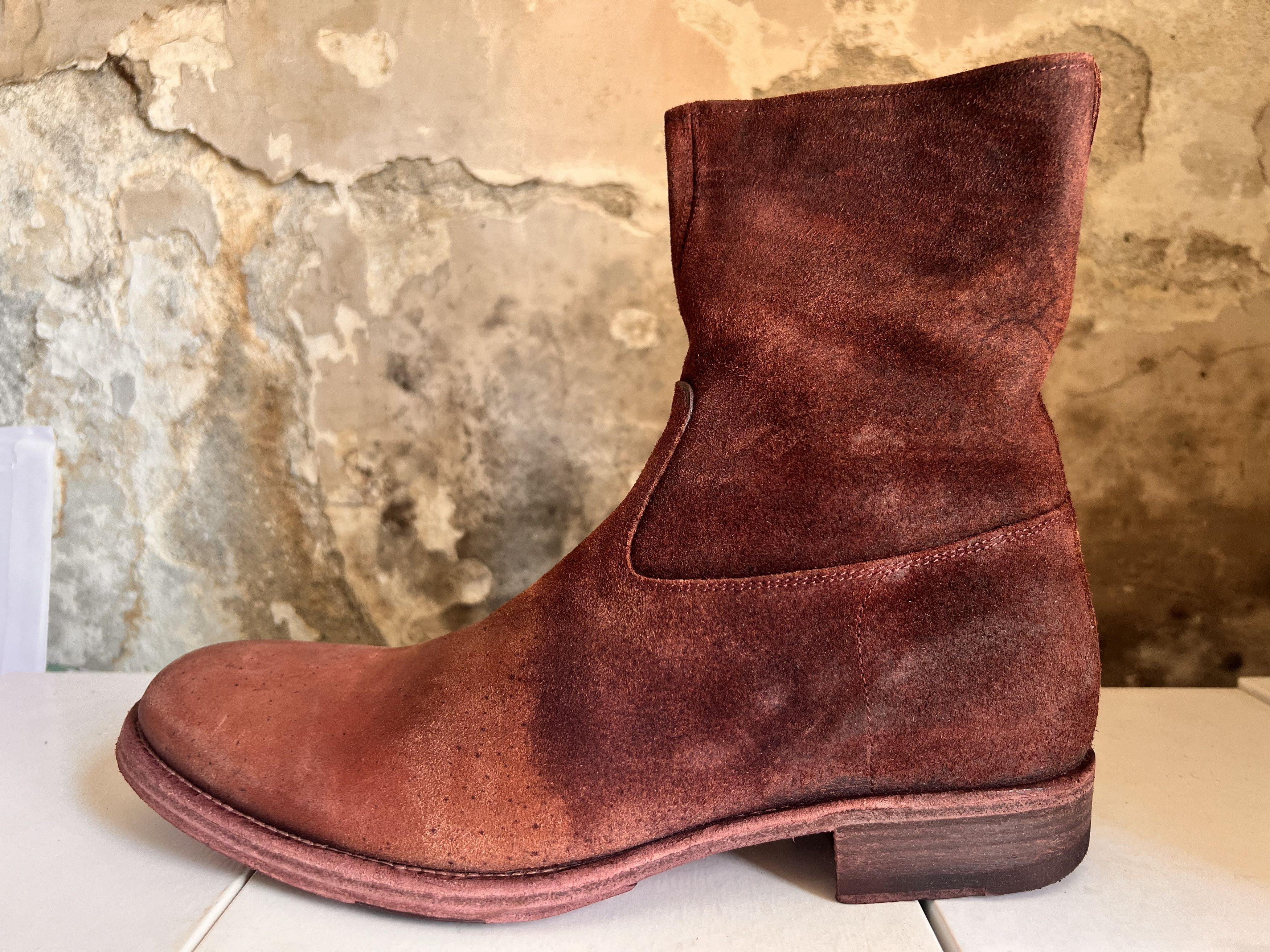 image of Officine Creative 42 Derby Italian Premium Leather 799 Usd Shoes in Bordeaux, Men's