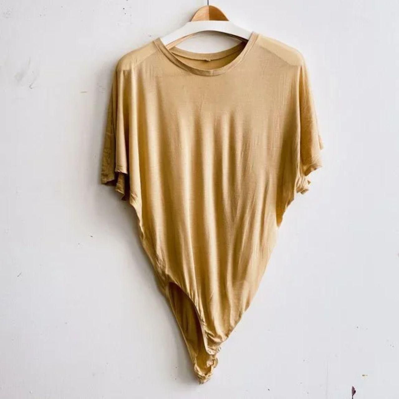 Baserange BASERANGE Beige Bodysuit Size S / US 4 / IT 40 - 1 Thumbnail