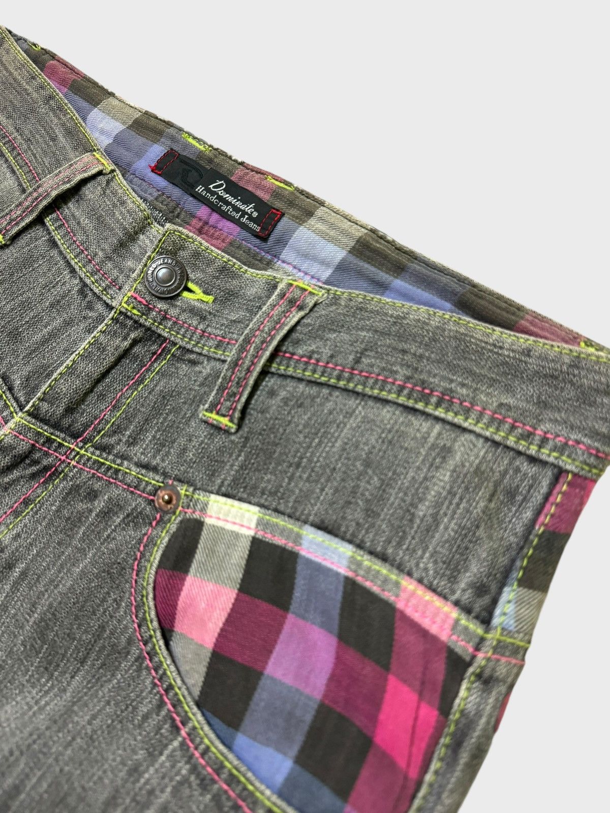 If Six Was Nine Dominate Handcrafted Plaid Tartans Junya Watanabe Denim Size US 32 / EU 48 - 9 Thumbnail