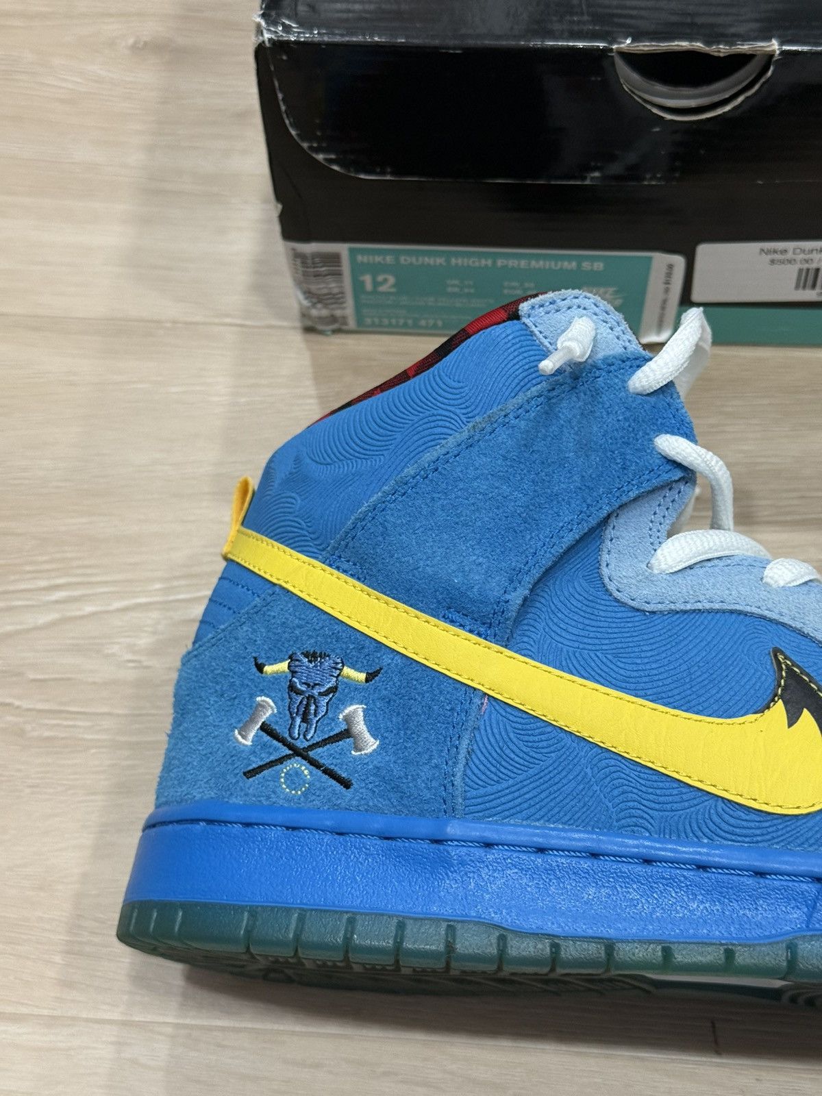 Nike Nike SB Dunk High Familia Blue Ox Sneakers Size US 12 / EU 45 - 5 Thumbnail