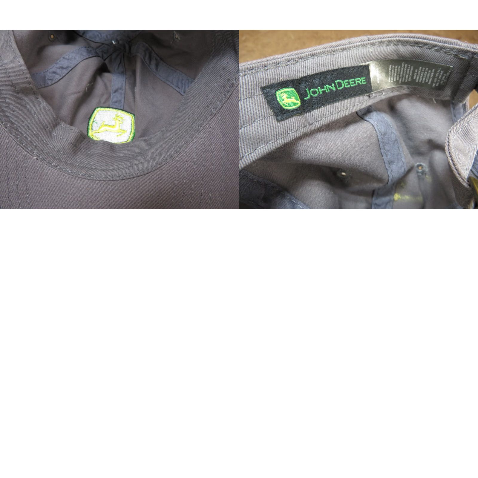 John Deere VTG John Deere Running Tractor equipment adjustable hat cap trucker Size ONE SIZE - 8 Thumbnail
