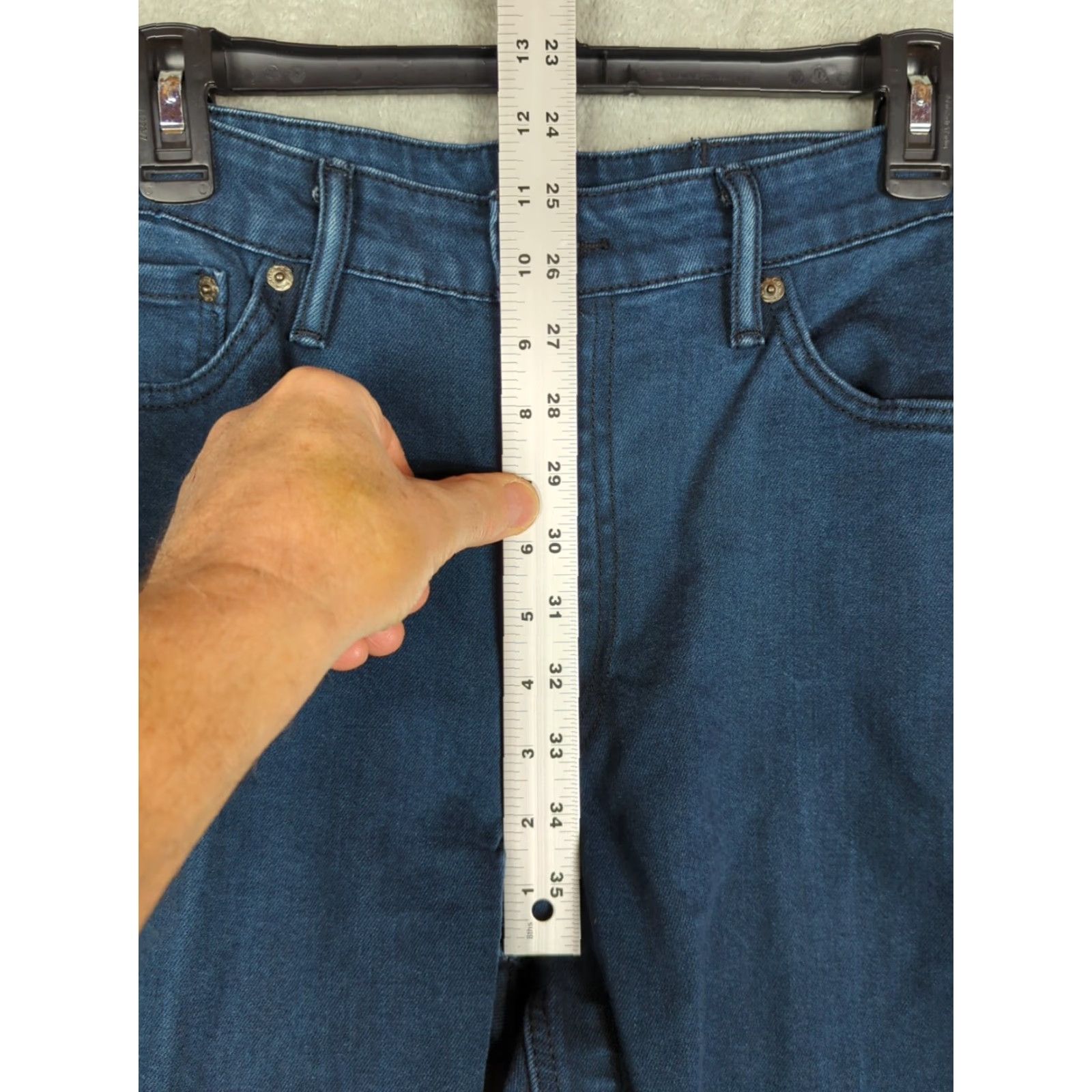 Levi's Levi's Jeans Slim 511 Commuter Reflective Dark Blue 36x27 5-Pocket Button Zipper Denim Jeans Mens Regular Slim Fit City Biker College Streetwear Size US 36 / EU 52 - 5 Thumbnail