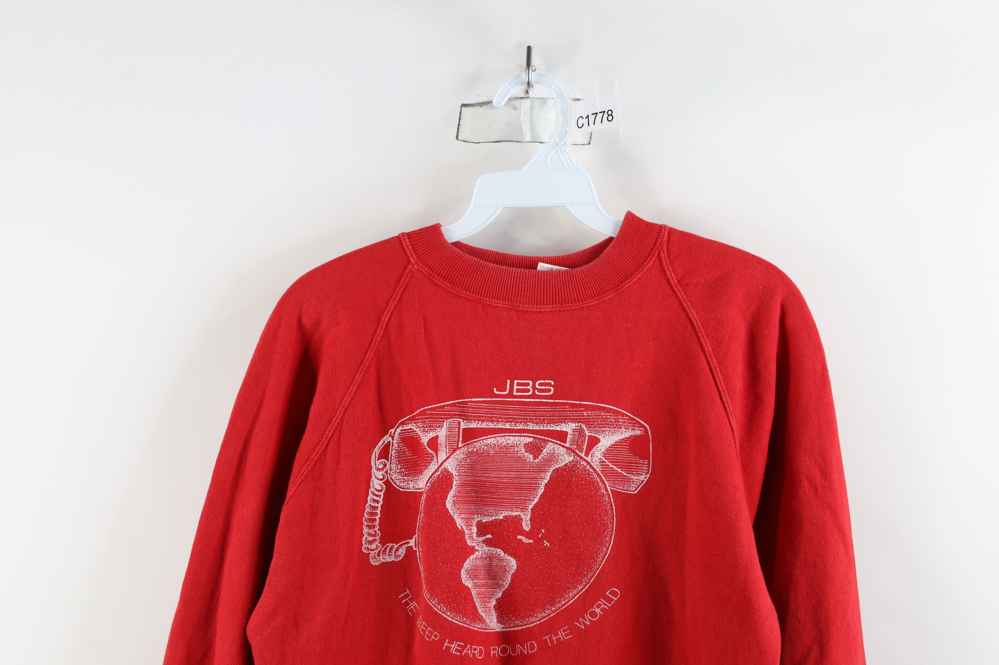 Vintage Vintage 70s 80s Beep Heard Around The World Sweatshirt Size L / US 10 / IT 46 - 2 Thumbnail