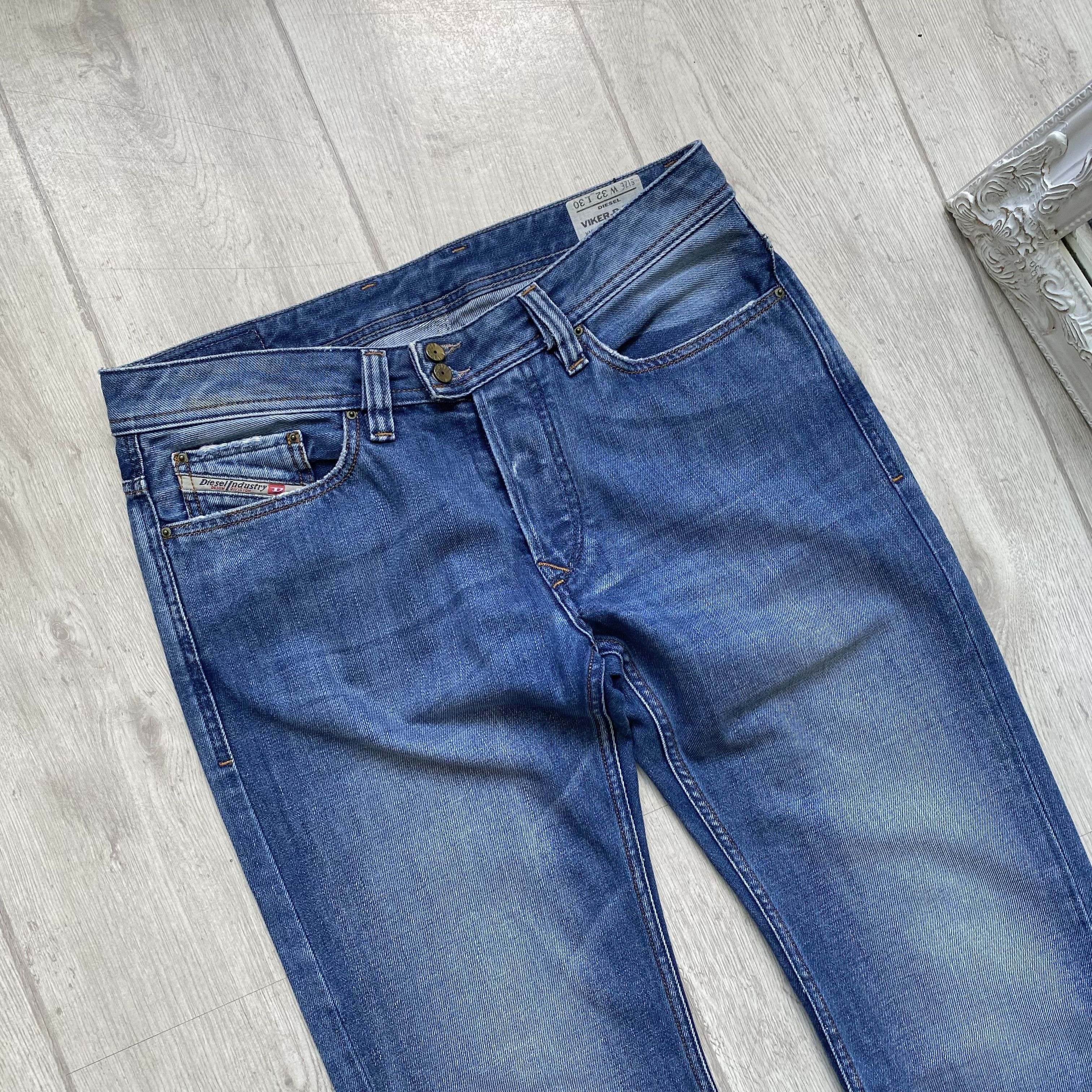 Diesel Vintage 00s Diesel jeans Viker Y2K denim pants Size US 32 / EU 48 - 2 Thumbnail