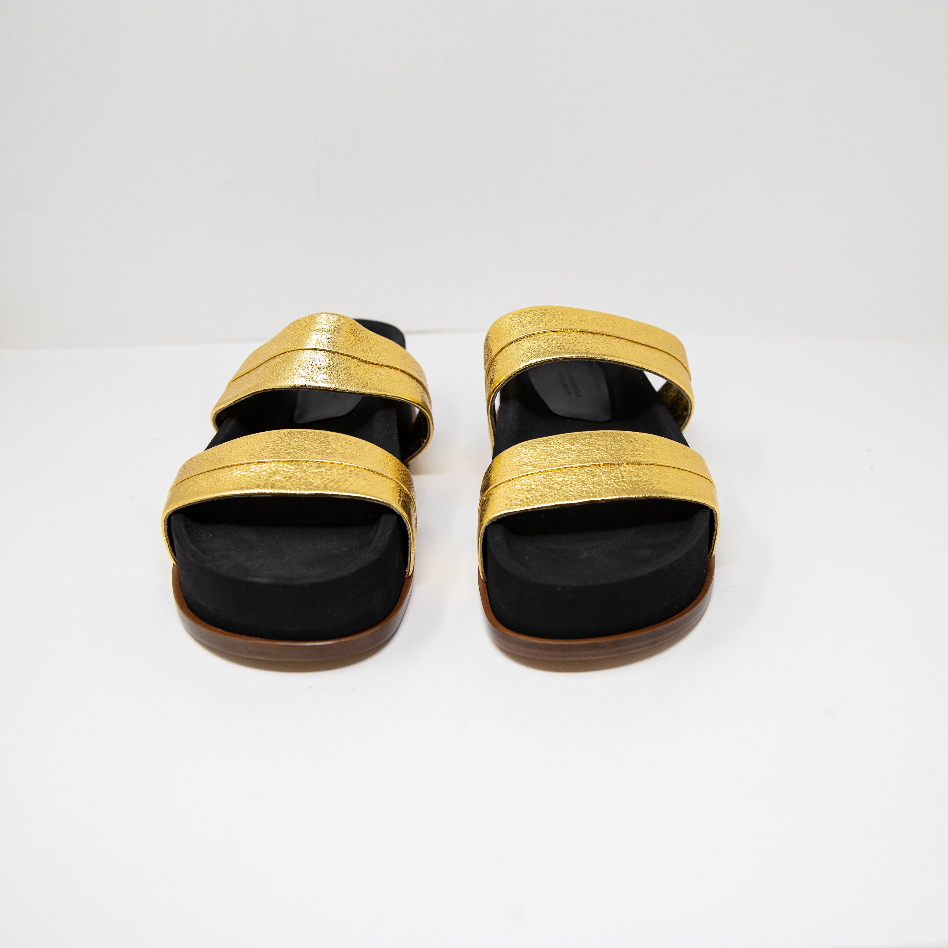 Gabriela Hearst Gabriela Hearst Striker Gold Metallic Nappa Size US 10 / IT 40 - 2 Thumbnail