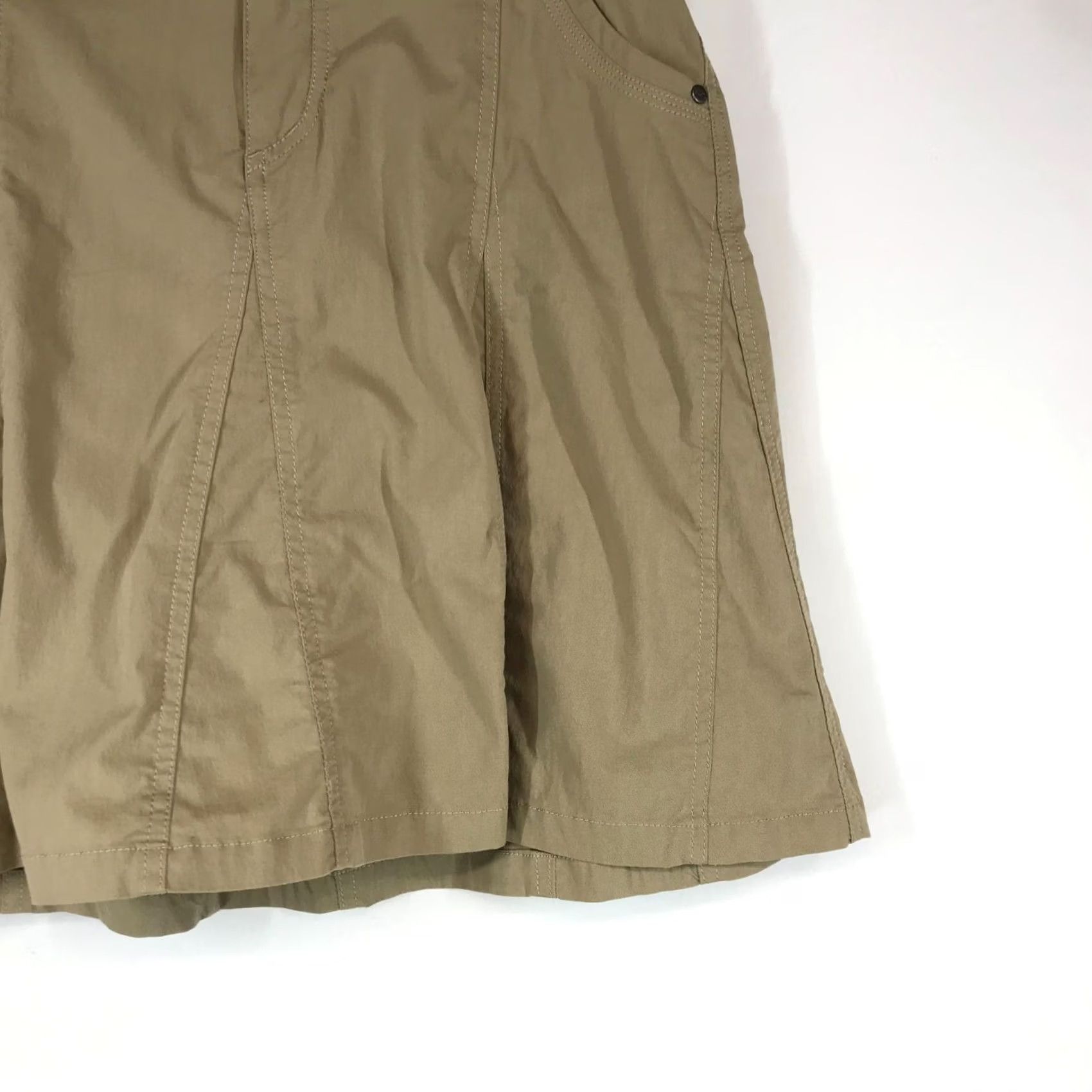 Vintage KUHL Brown Cotton Blend A-Line Skirt Womens 4 Size 27" / US 4 / IT 40 - 4 Thumbnail