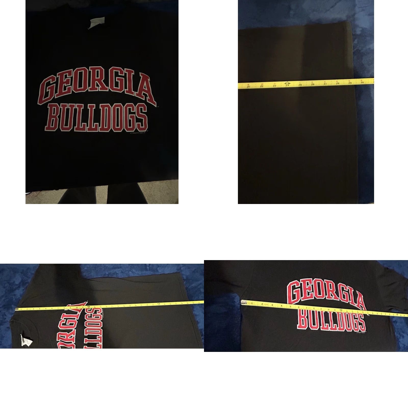 Lee VTG Georgia Bulldogs Shirt Men Large Black Short Sleeve Crew Neck Lee Sport Size US L / EU 52-54 / 3 - 9 Thumbnail