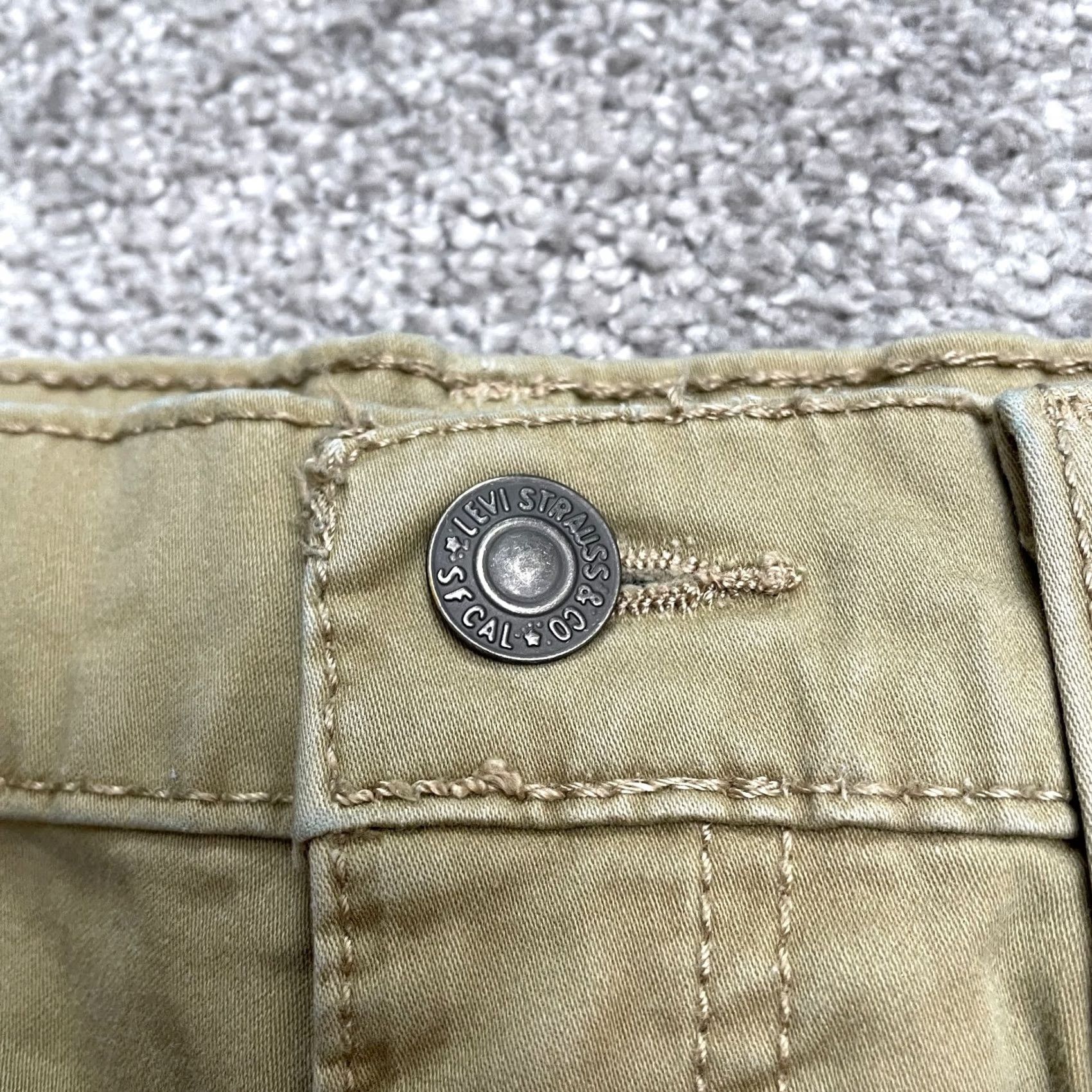 Levi's Levi's 511 Slim Fit Khaki Pants Mens 29x29 Brown Straight Leg Pockets Cotton Size US 29 - 5 Thumbnail