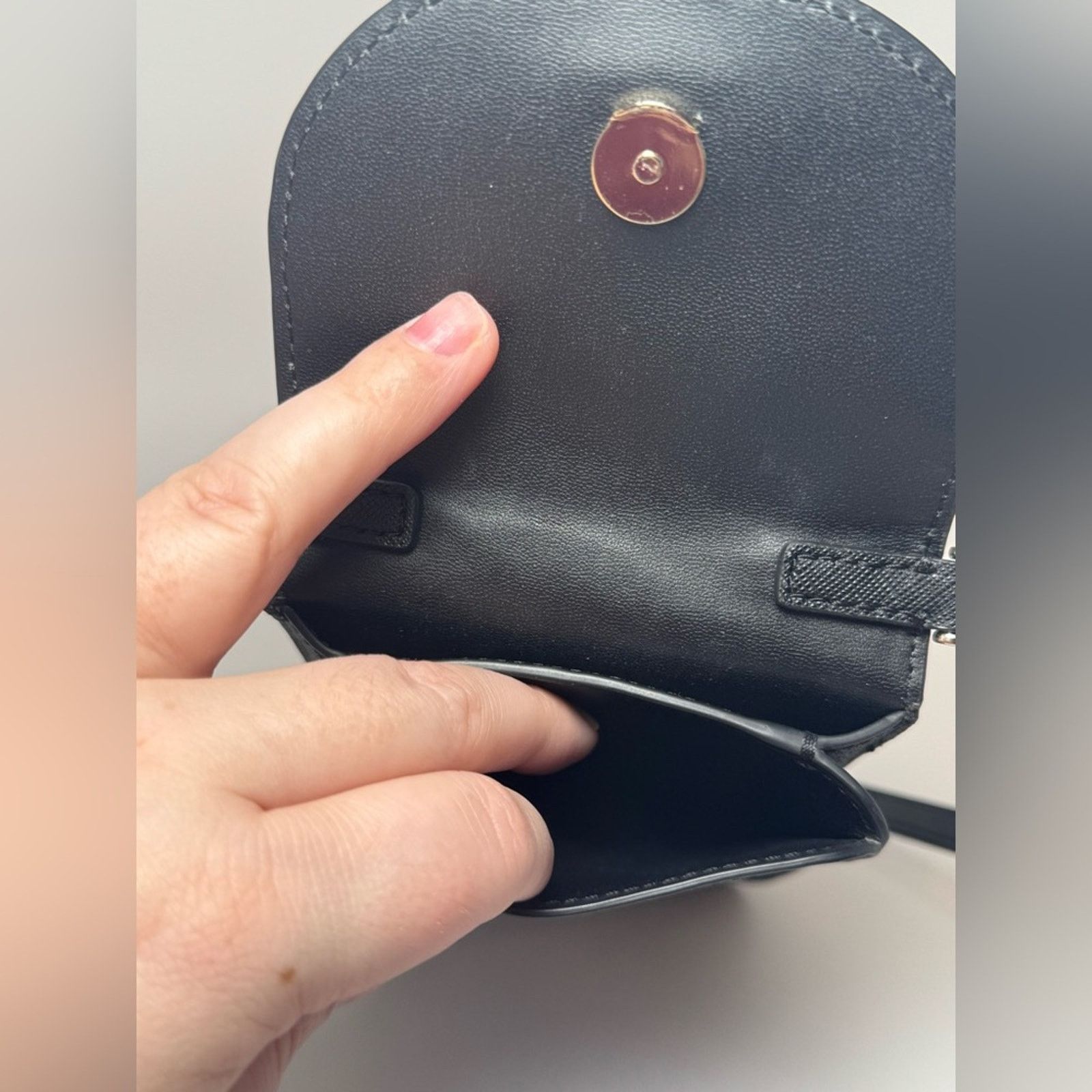 Kate Spade Kate Spade Cameron North South Black Glitter Phone Crossbody Size ONE SIZE - 10 Thumbnail