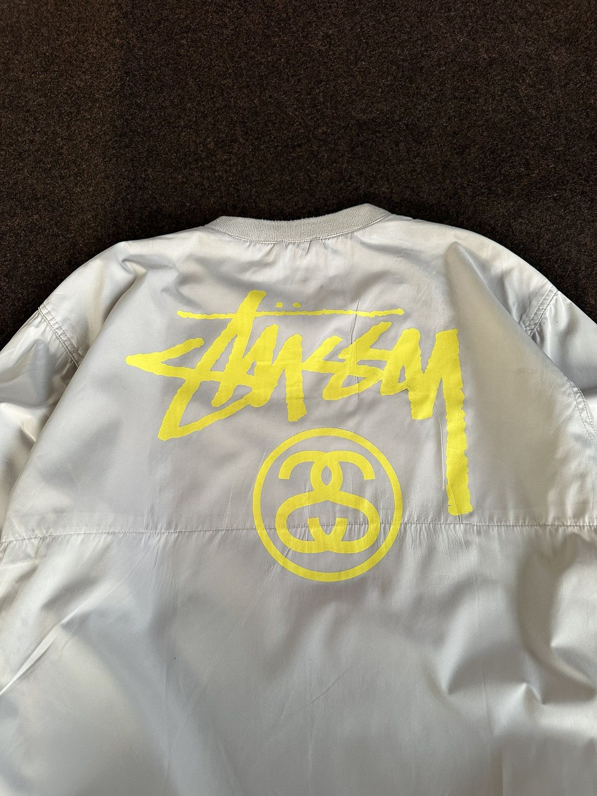 Stussy Stussy Nylon Sweatshirt Custom Glow In The Dark Logo Z75 Size US M / EU 48-50 / 2 - 4 Thumbnail