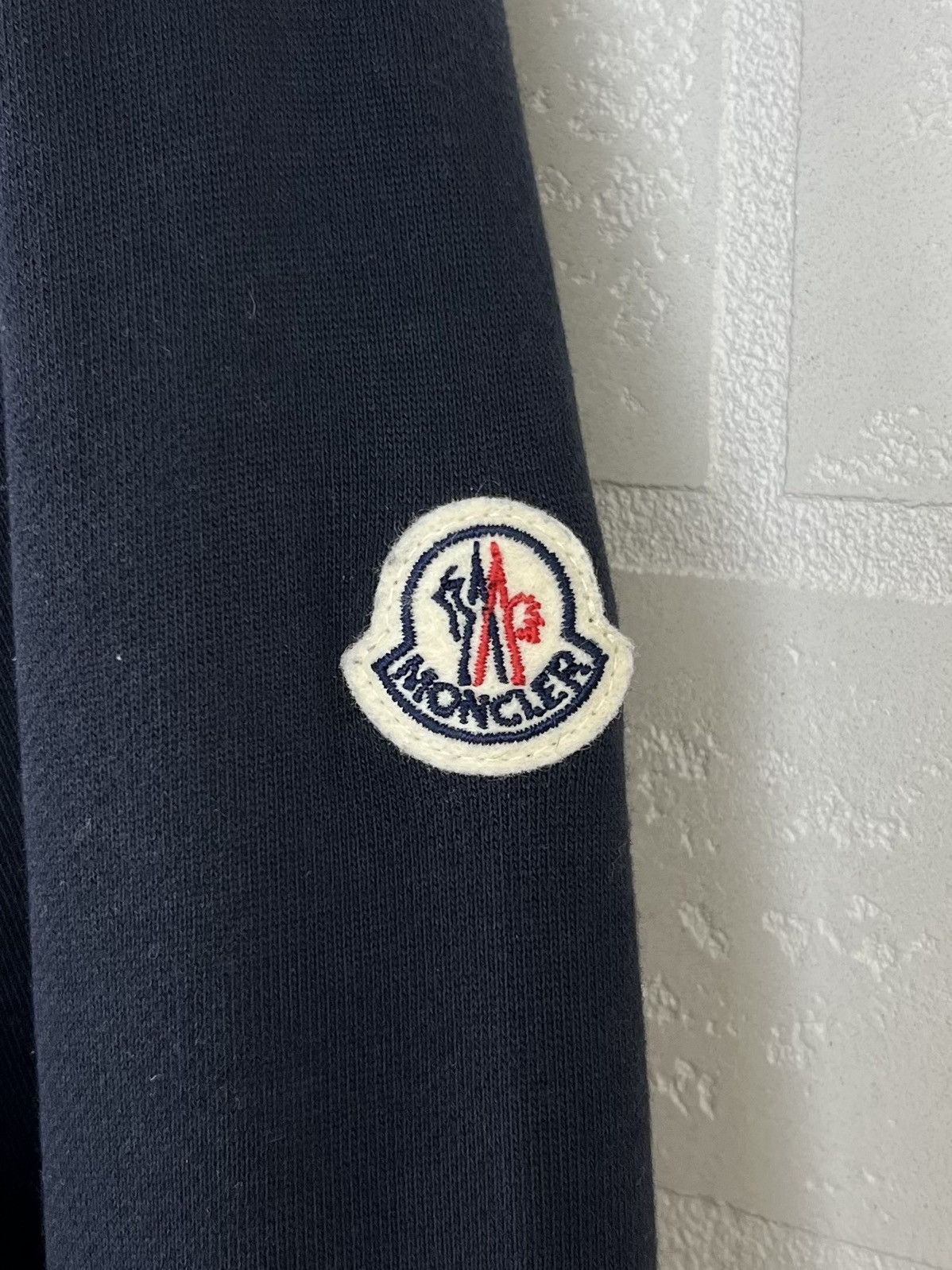 Moncler MONCLER Sweatshirt Crewneck Cotton Printed/ Patch Logos Blue Size US M / EU 48-50 / 2 - 8 Thumbnail