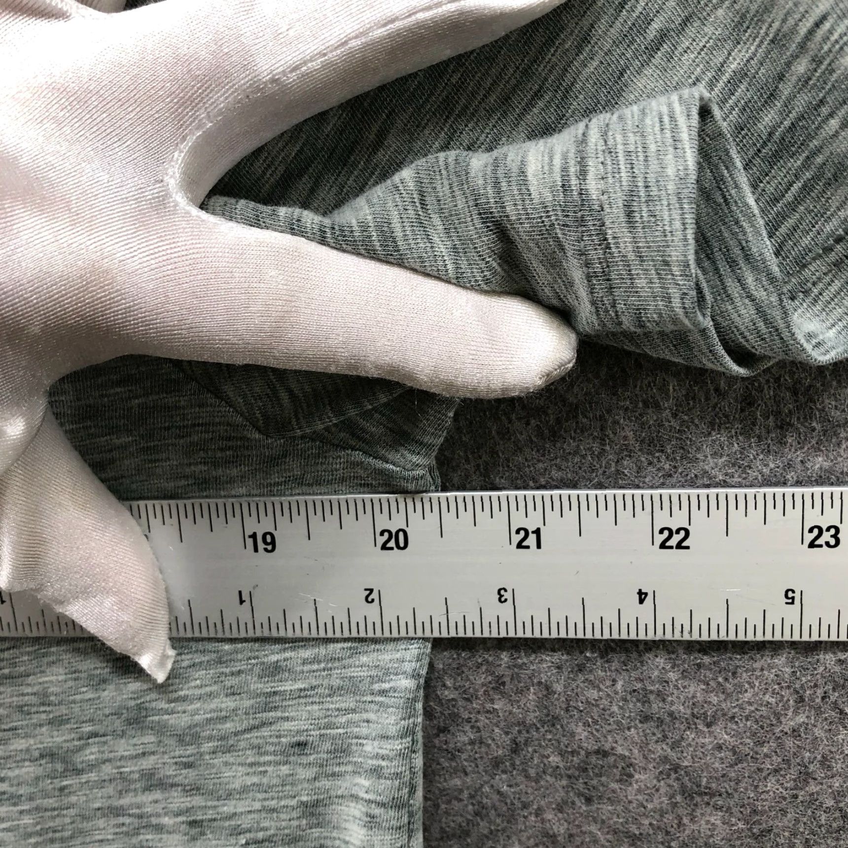 Vince Vince Henley Short Sleeve T Shirt Mens S Heathered Green Size US S / EU 44-46 / 1 - 7 Thumbnail