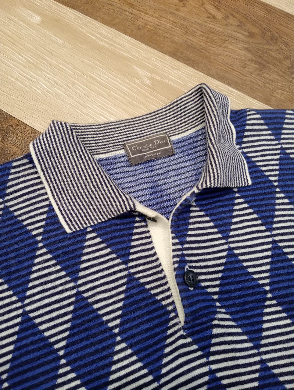Christian Dior Monsieur VINTAGE CHRISTIAN DIOR KNITTED POLO Size US M / EU 48-50 / 2 - 4 Thumbnail