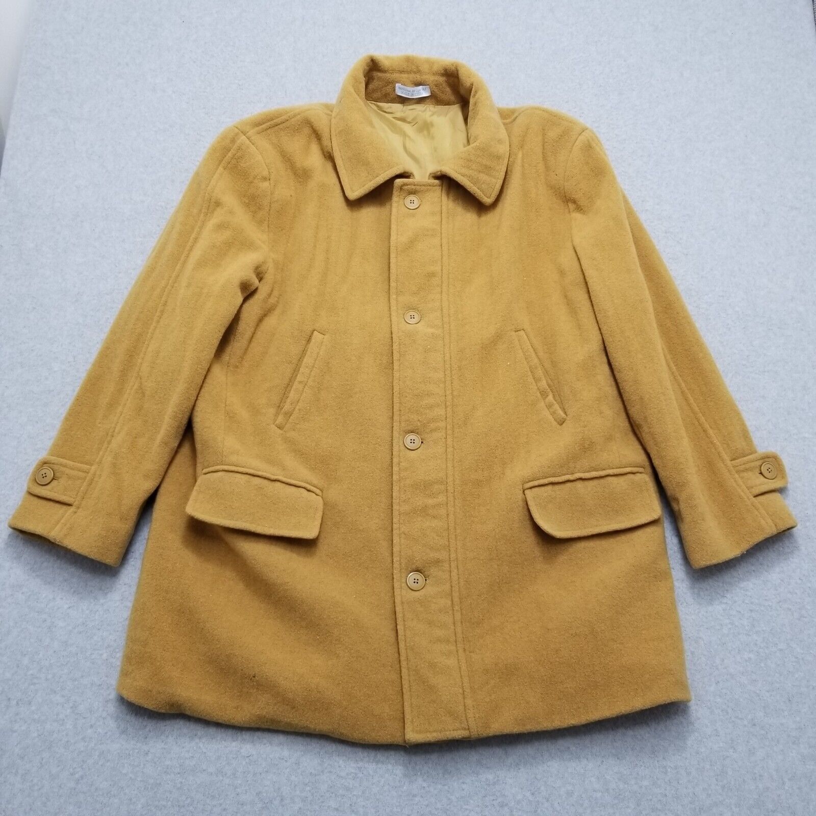 Other Irvine Park Jacket Mens Large 100% Wool Pea Coat Pockets Zip Size US L / EU 52-54 / 3 - 1 Thumbnail