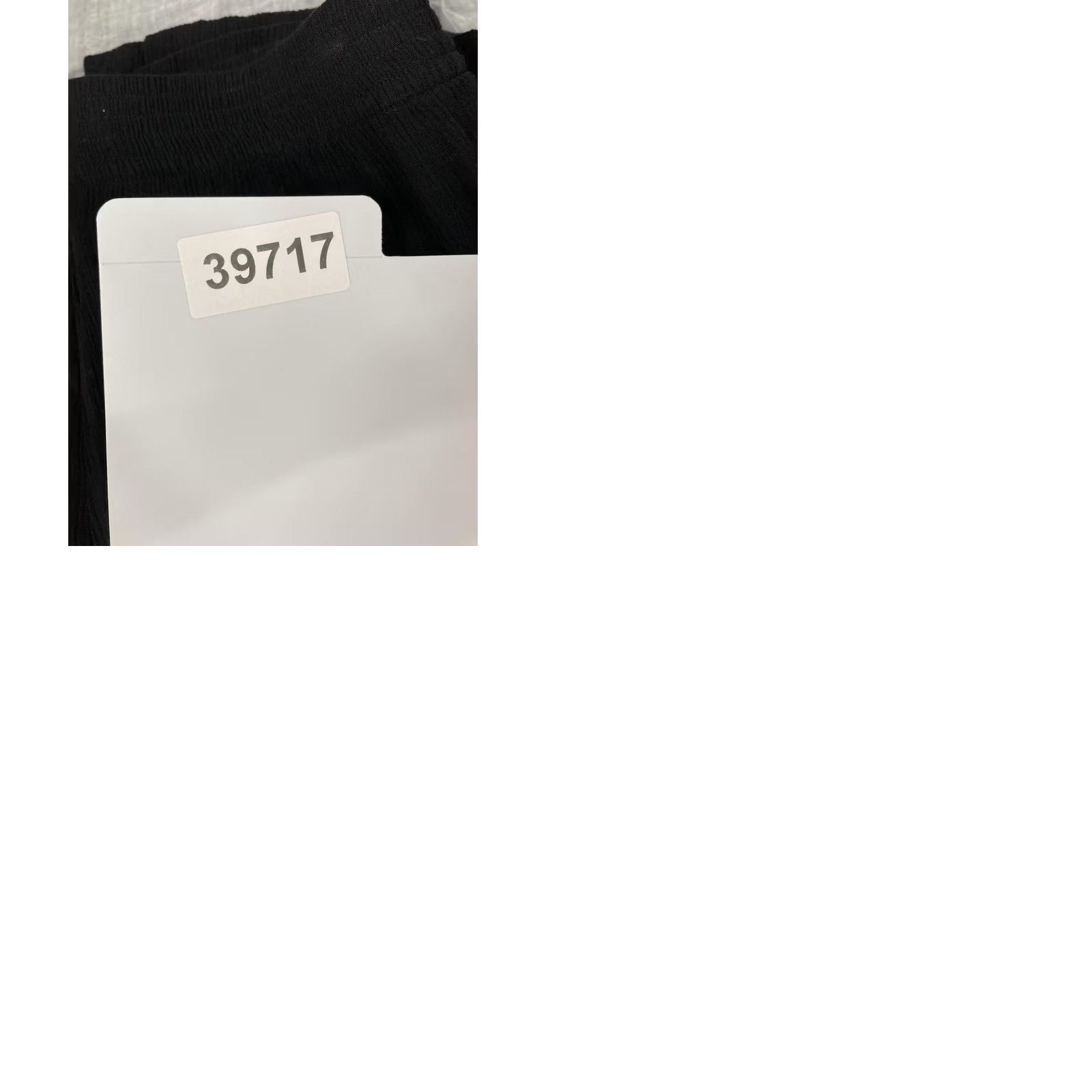 Vintage Babaton Womens Pants 2XS Black Pull On Wide Leg Crinkle Viscose ECOVERO Size 24" / US 00 / IT 34 - 9 Thumbnail