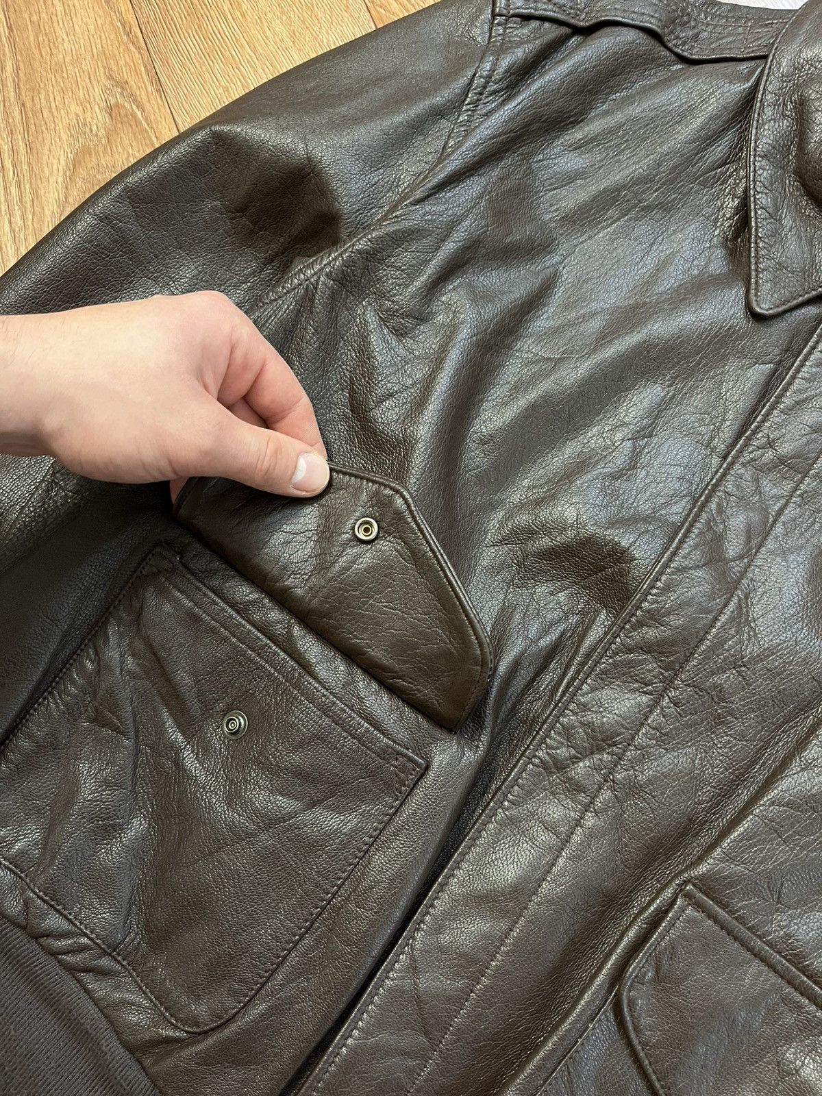 Cooper Vintage Cooper A2 Leather Aviator Jacket Size US M / EU 48-50 / 2 - 3 Thumbnail