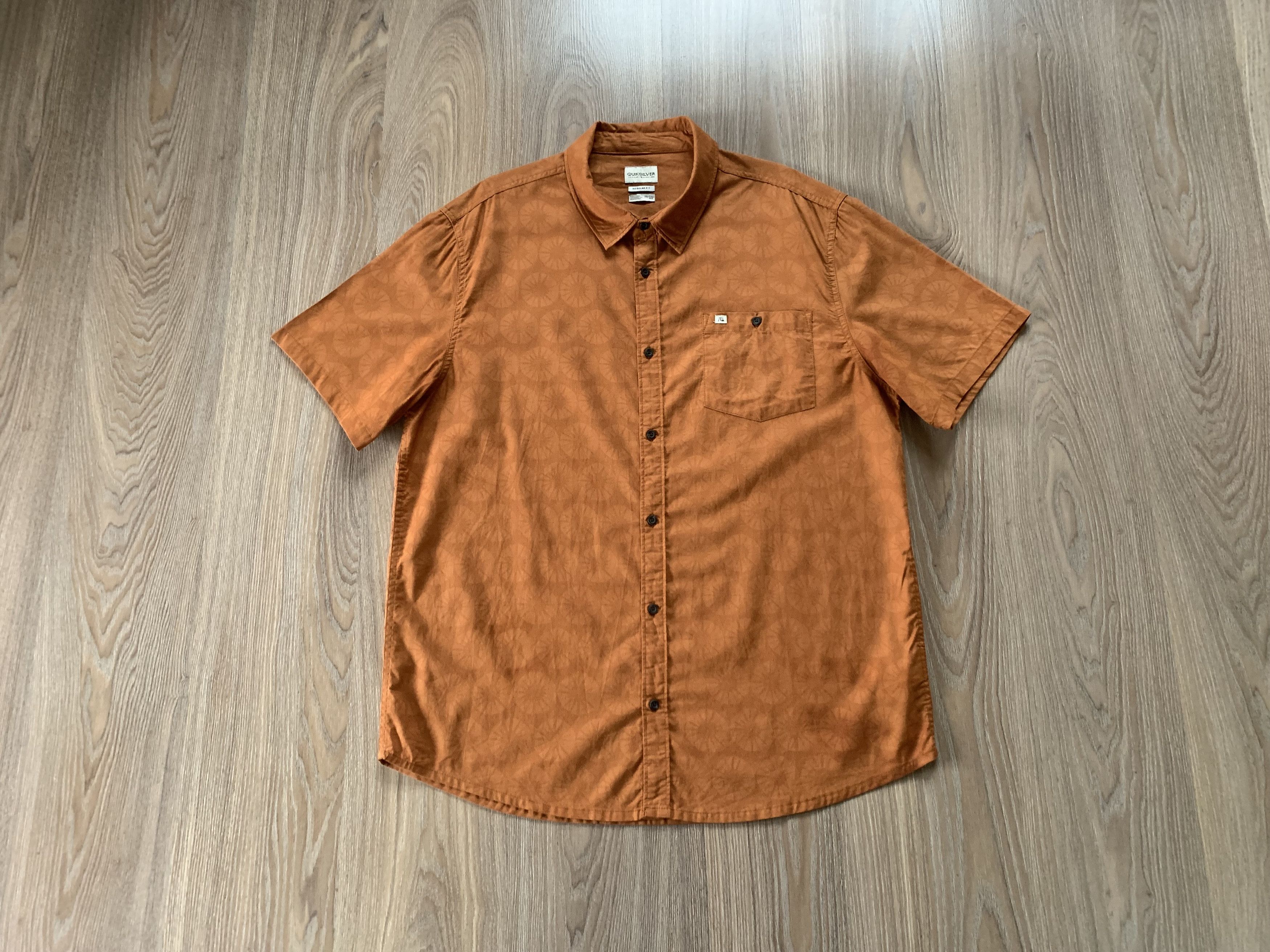 Quicksilver Quicksilver Cotton Beach Short Sleeve Shirt Size US XXL / EU 58 / 5 - 1 Thumbnail
