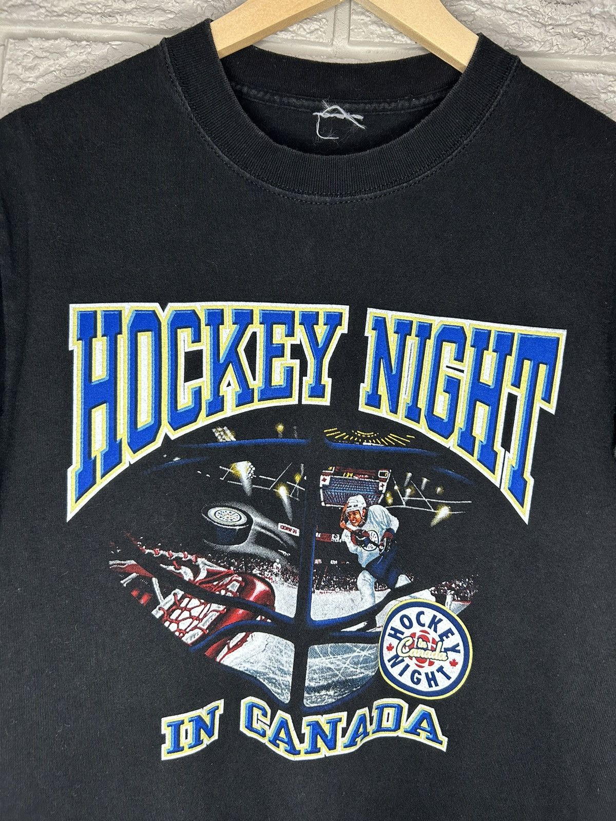 NHL × Vintage Vintage NHL Hockey Night In Canada Graphic T Shirt Size US M / EU 48-50 / 2 - 2 Thumbnail