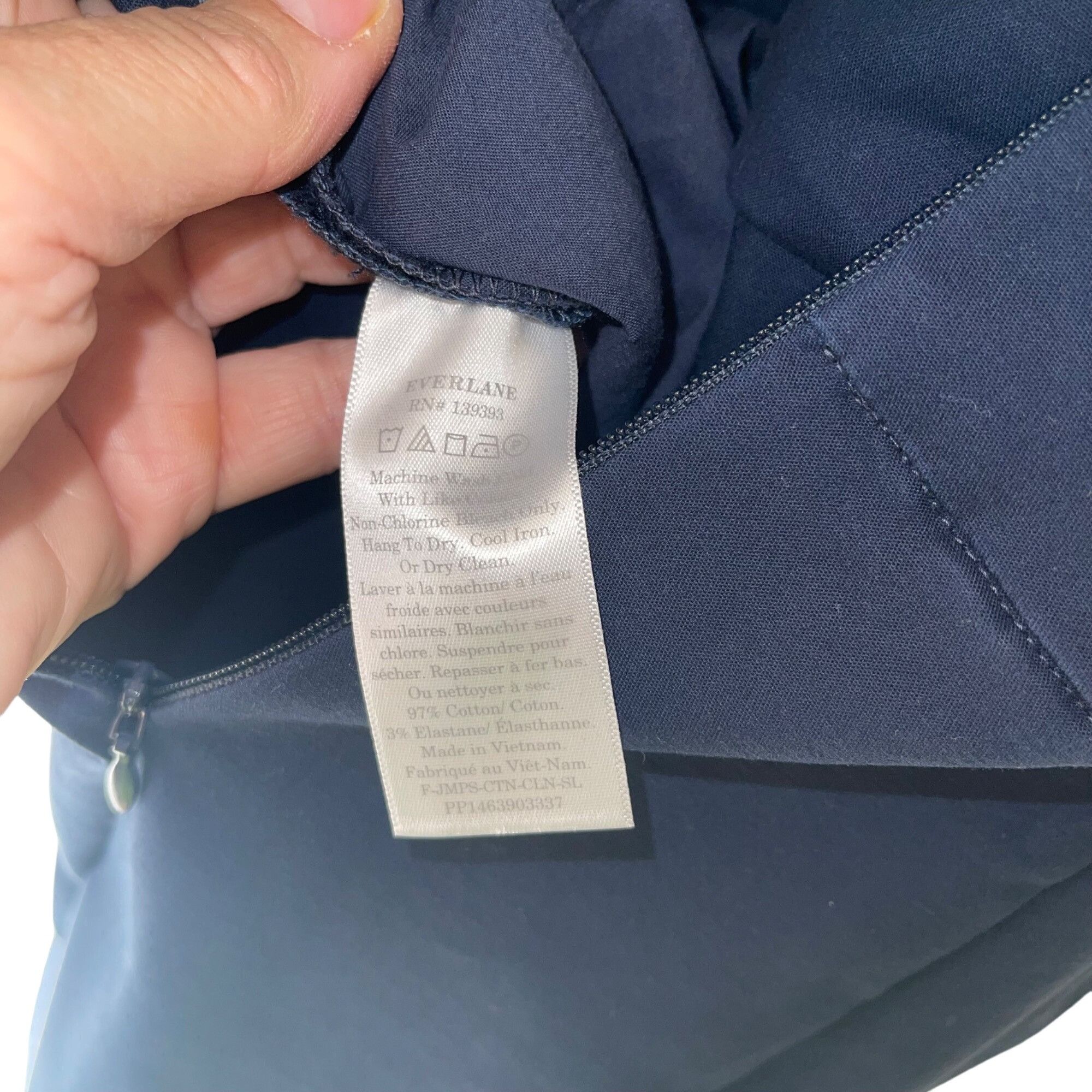 Everlane Everlane Womens Jumpsuit Size 2 Blue Sleeveless Size 26" / US 2 / IT 38 - 6 Thumbnail