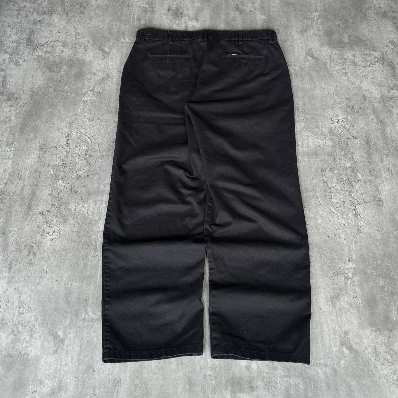 St. Johns Bay × Vintage Baggy Black Essential Casual Chino Dress Pants Size US 36 / EU 52 - 2 Thumbnail