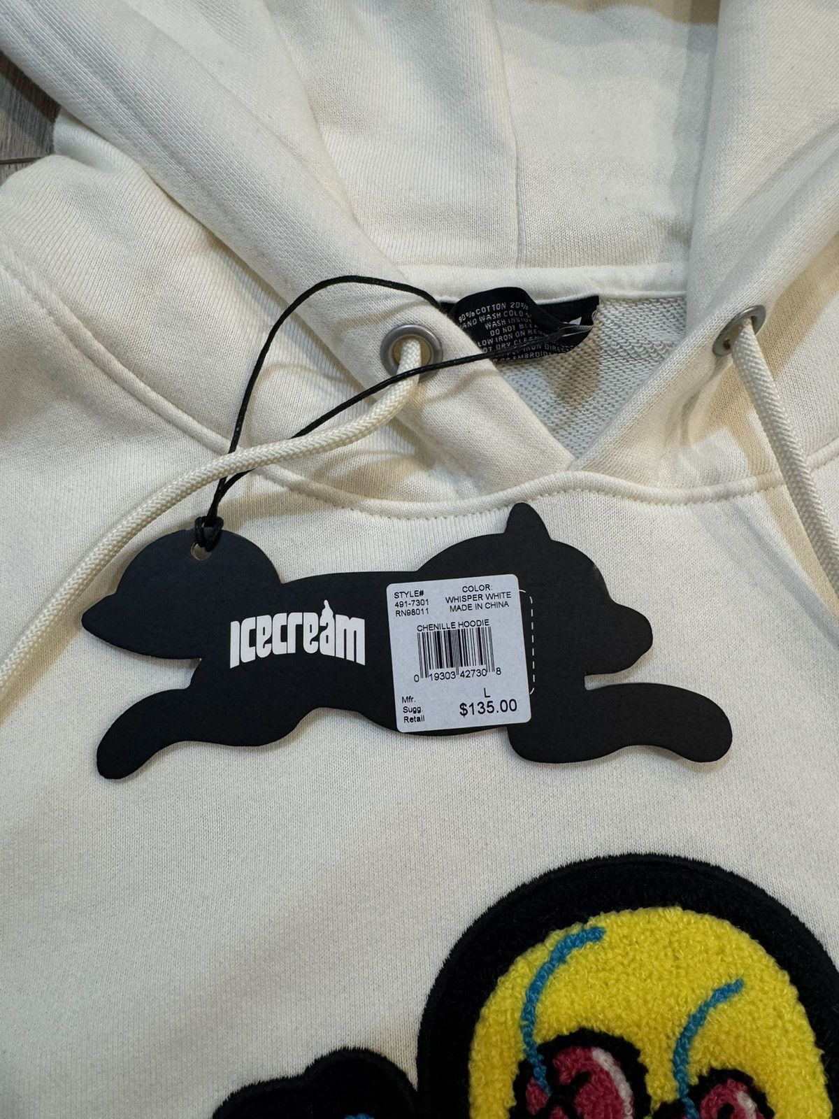 Icecream 🔥135$ Icecream Chenille Hoodie/IceCream Big Logo Hoodie Size US L / EU 52-54 / 3 - 8 Thumbnail
