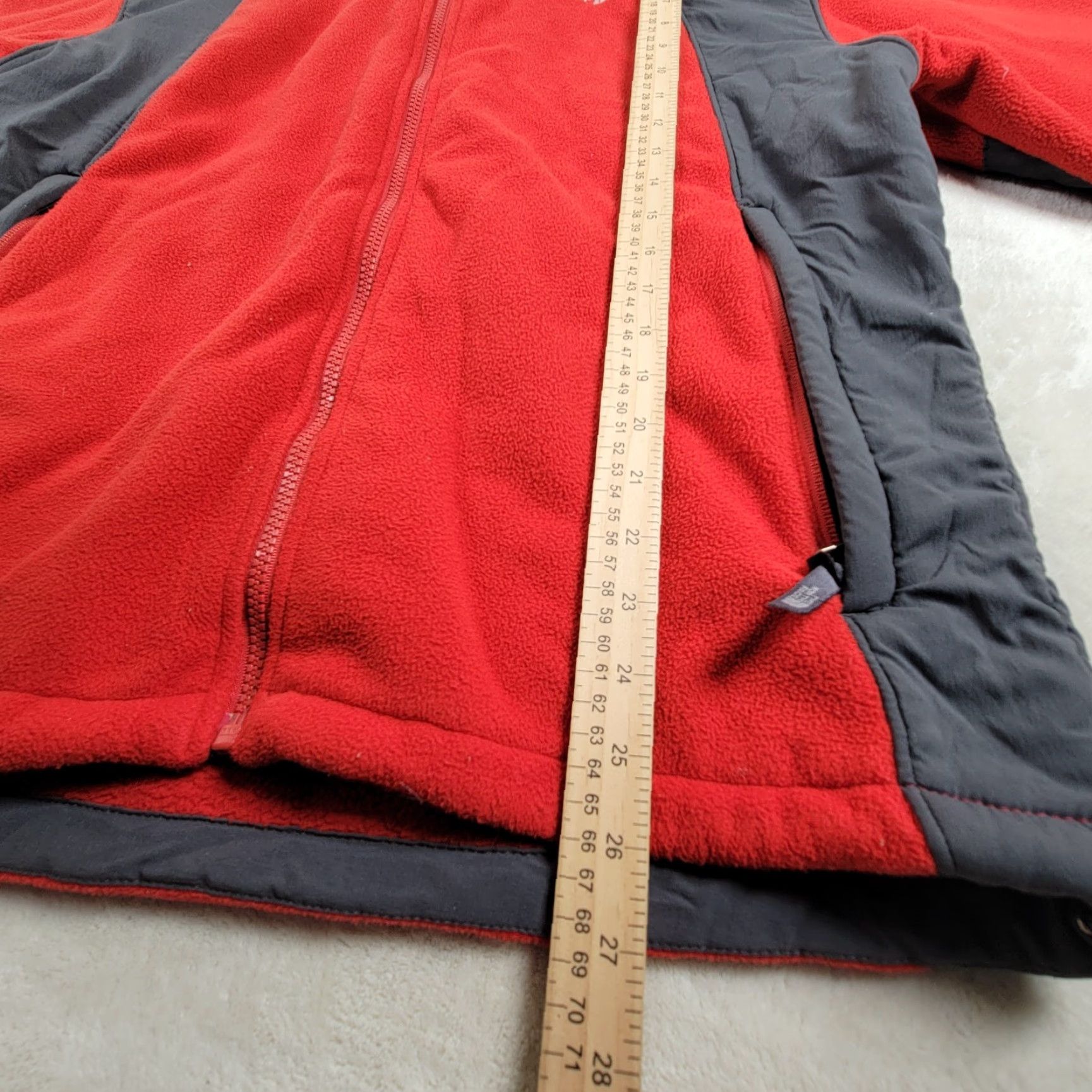 The North Face VINTAGE The North Face Men’s M Khumbu Full Zip Fleece Sweater Jacket Grey Red Shirt/Coat? Size US M / EU 48-50 / 2 - 7 Thumbnail