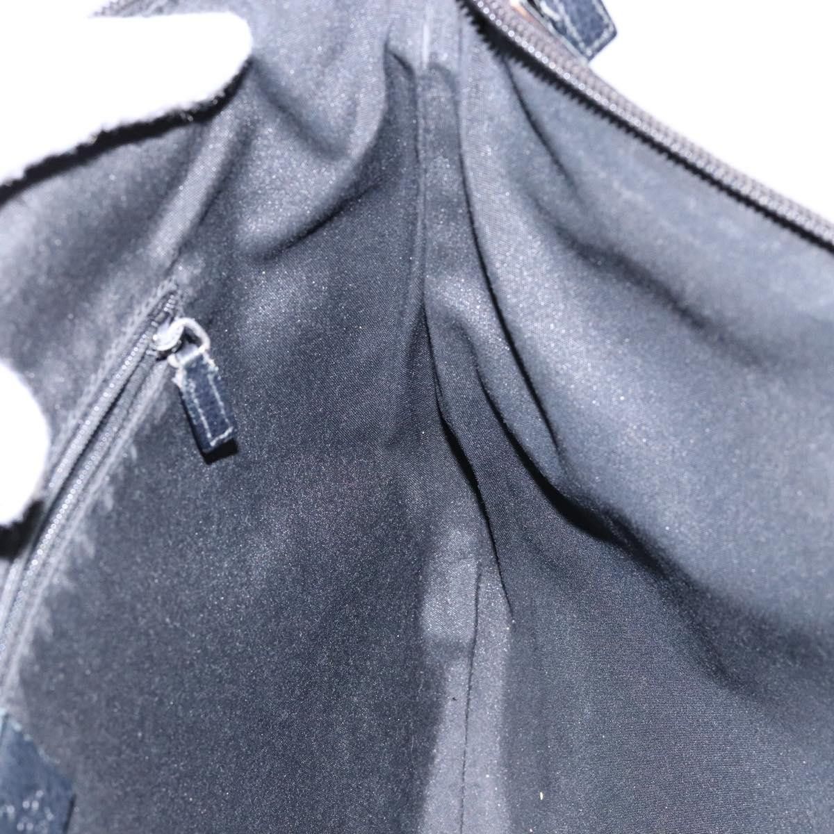 Gucci GUCCI GG Canvas Shoulder Bag Black Silver Size ONE SIZE - 19 Thumbnail