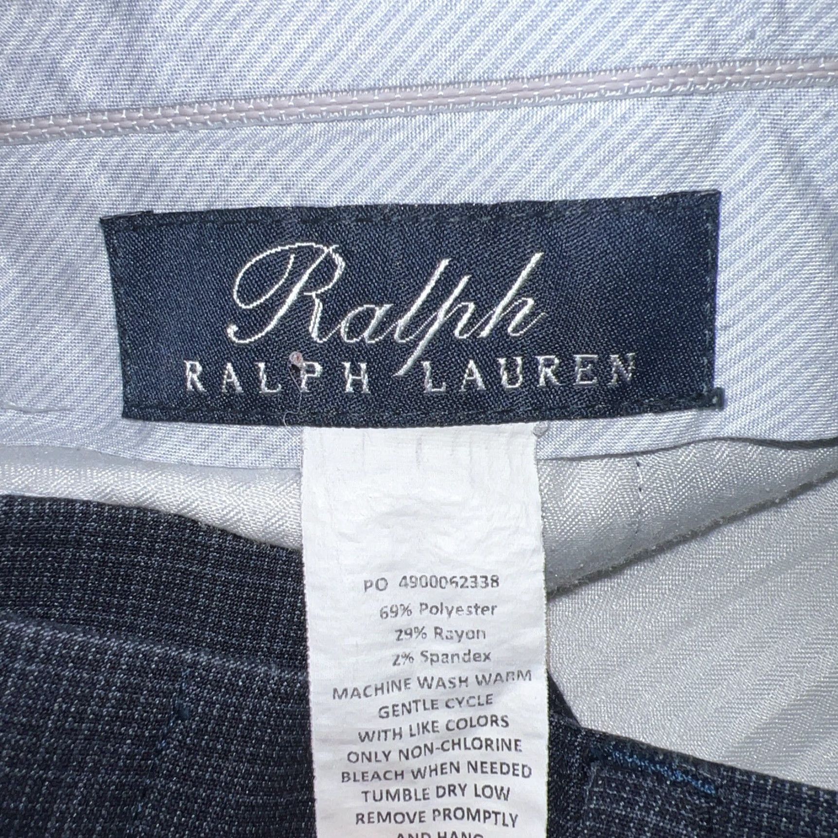 Ralph Lauren Ralph Lauren Dress Pants Mens 38x30 Blue Plaid Shirt? Size US 38 / EU 54 - 5 Thumbnail
