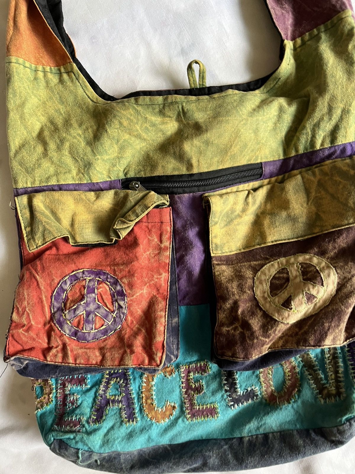 Handmade Beautiful original handmade hobo shoulder bag from Nepal Size ONE SIZE - 6 Thumbnail