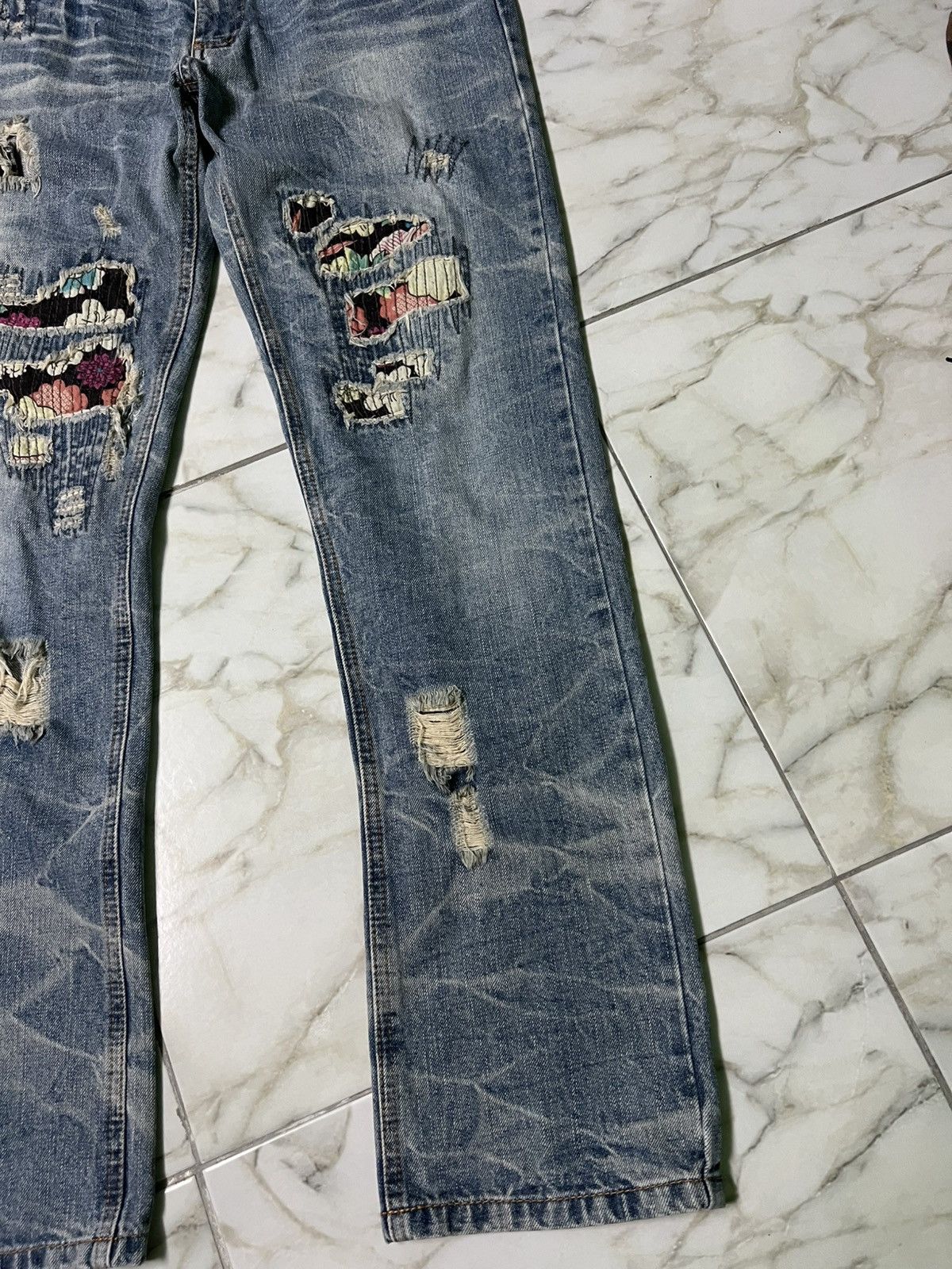 If Six Was Nine × Japanese Brand VINTAGE 90’S STYLE ART JAPAN DISTRESS JEAN Size US 31 - 4 Thumbnail