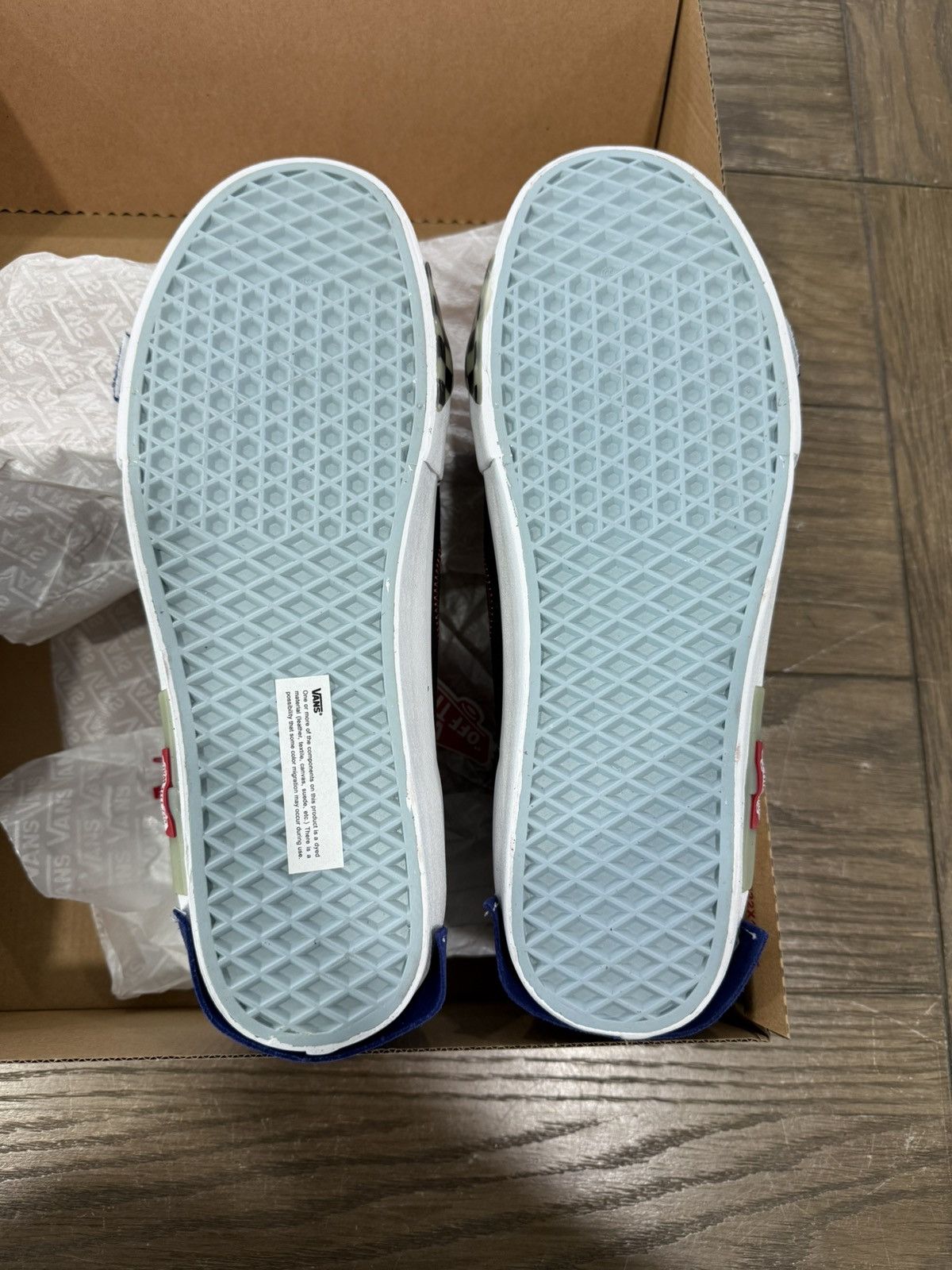 Designer × Vans ⚡️ VANS Sk8-Hi Reissue CAP Blueprint Hi Top Shoes Size 13 ⚡️ Size US 13 / EU 46 - 8 Thumbnail