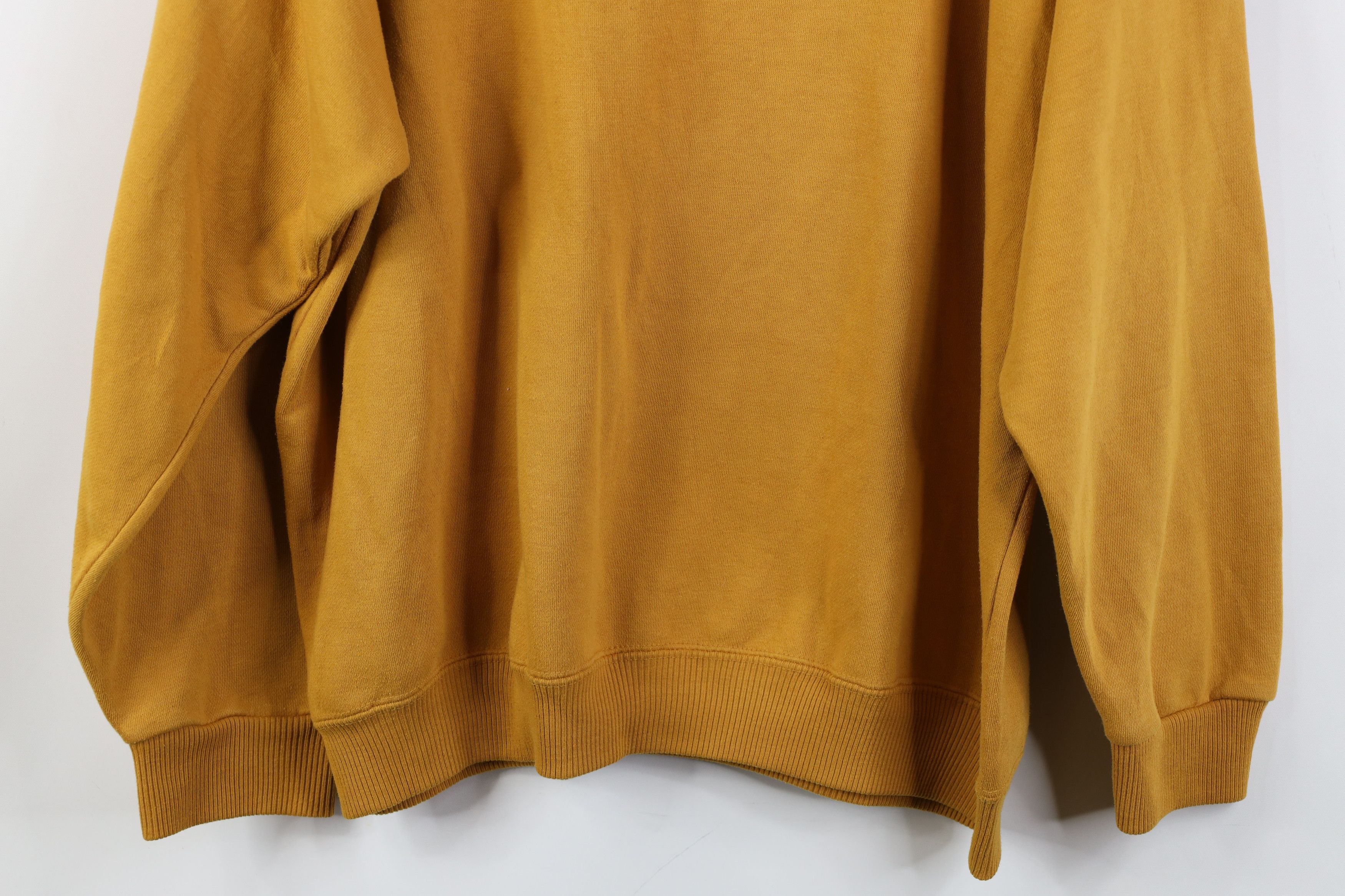 Gap Vintage 90s Gap Golden Harvest Turtleneck Sweatshirt Gold Size L / US 10 / IT 46 - 15 Thumbnail