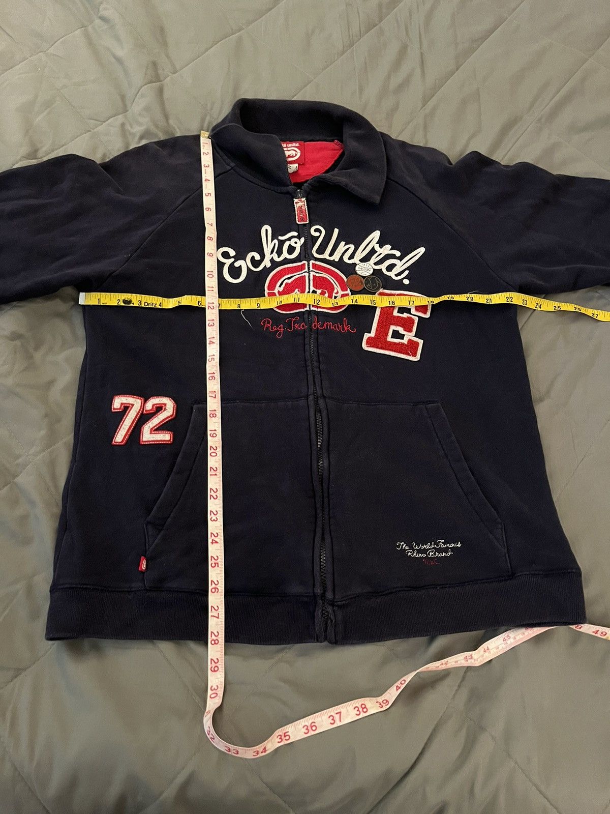 Ecko Unltd. × Vintage Y2K Ecko Unltd spell out sweatshirt Size US XL / EU 56 / 4 - 5 Thumbnail