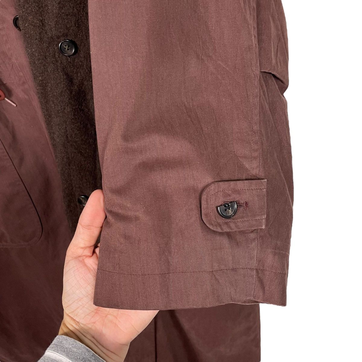 Allegri Allegri Brown Overcoat Size US L / EU 52-54 / 3 - 13 Thumbnail