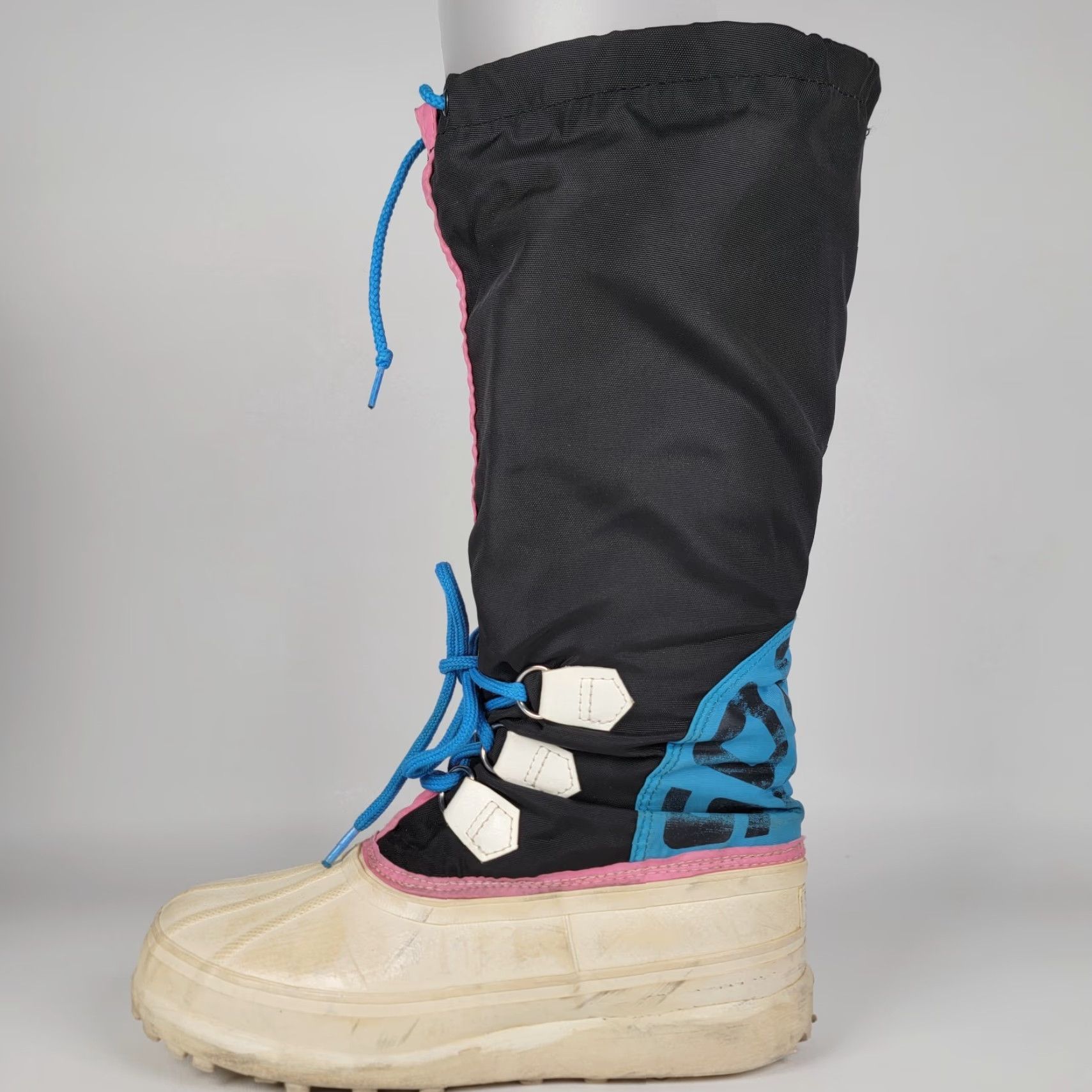 SOREL VINTAGE 90’s SOREL Freestyle Nylon Tall Big Logo Ski Snow Boots, Size 9 Women Size US 9 / IT 39 - 7 Thumbnail