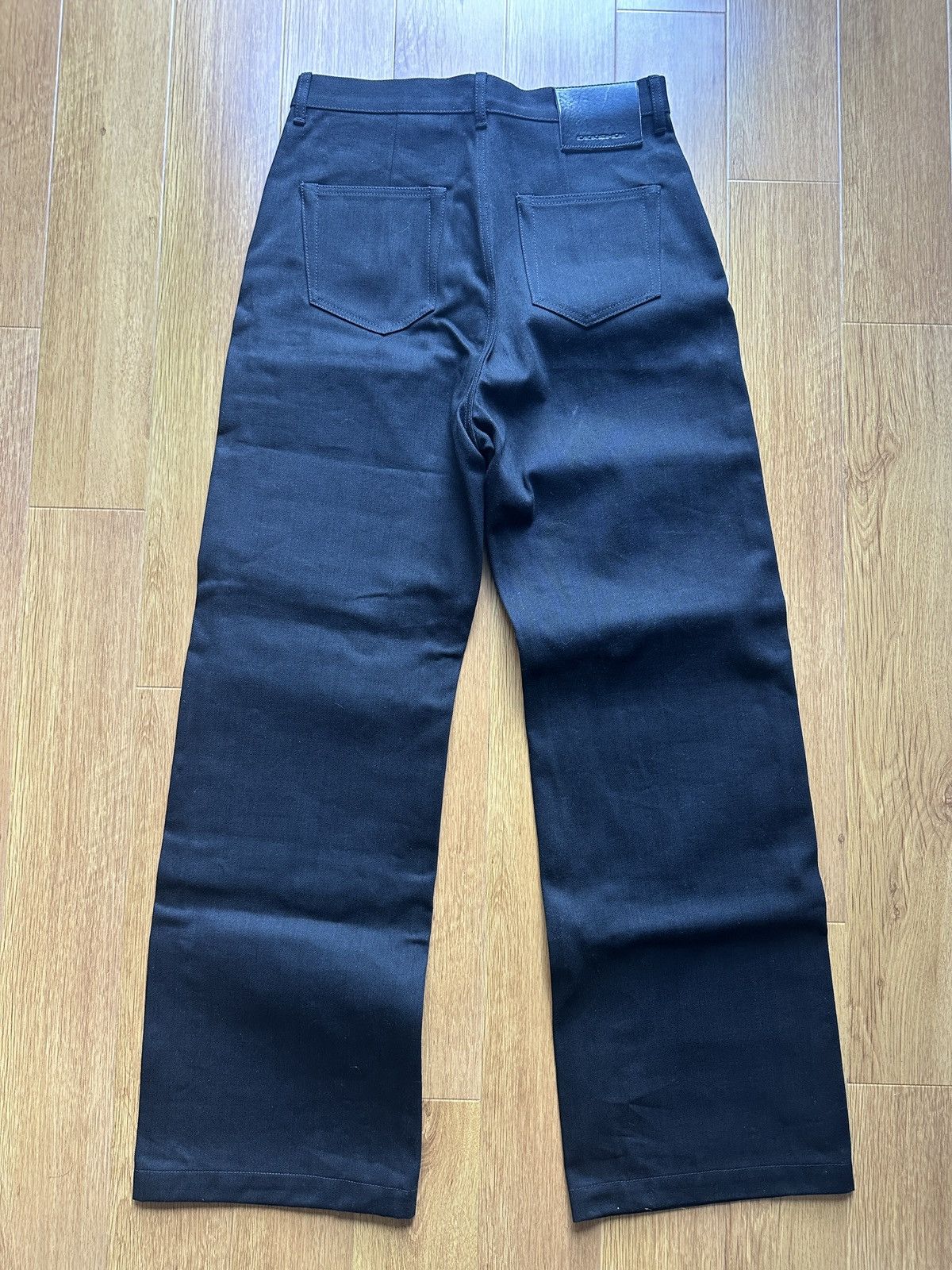Rick Owens Drkshdw Rick Owens DRKSHDW Double Knee DBLKNEE Geth Jeans Sz 31 NEW Size US 31 - 2 Thumbnail