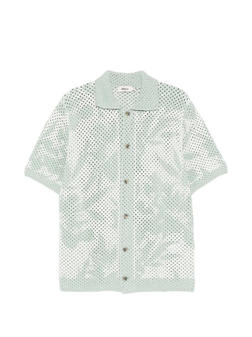 Altea Floreal Print Short Sleeve Shirt Size US M / EU 48-50 / 2 - 1 Thumbnail