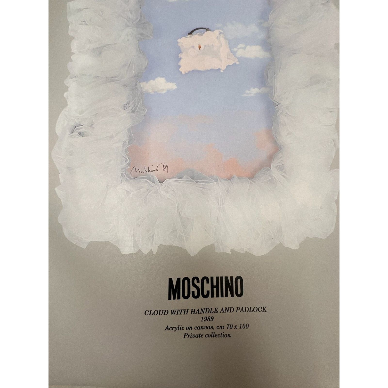 Moschino SS24 MOSCHINO COUTURE Leather Cloud & Padlock 1989 Tote Bag Size ONE SIZE - 7 Thumbnail