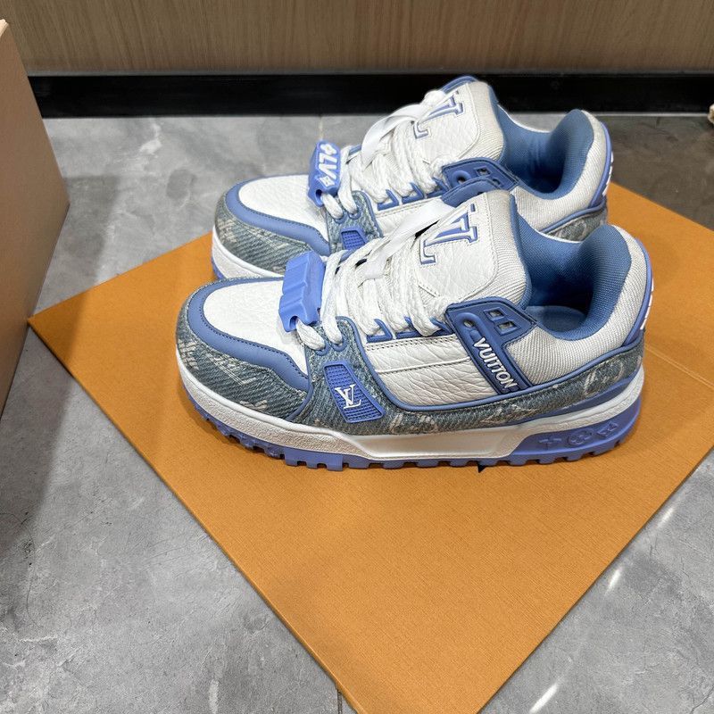 Louis Vuitton Louis Vuitton Trainer Maxi Low Top Sneakers -2508 Size US 5.5 / EU 38 - 1 Thumbnail